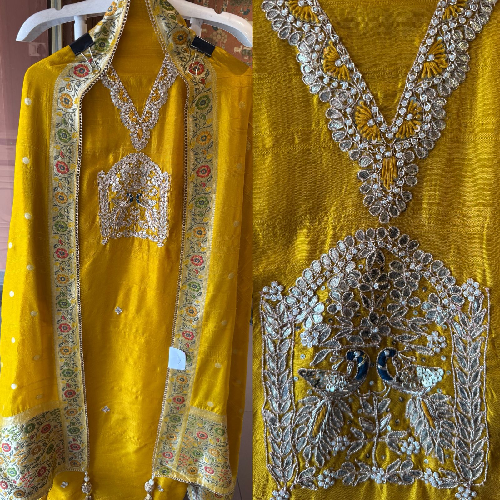 Royal Silk Embroidered Suit