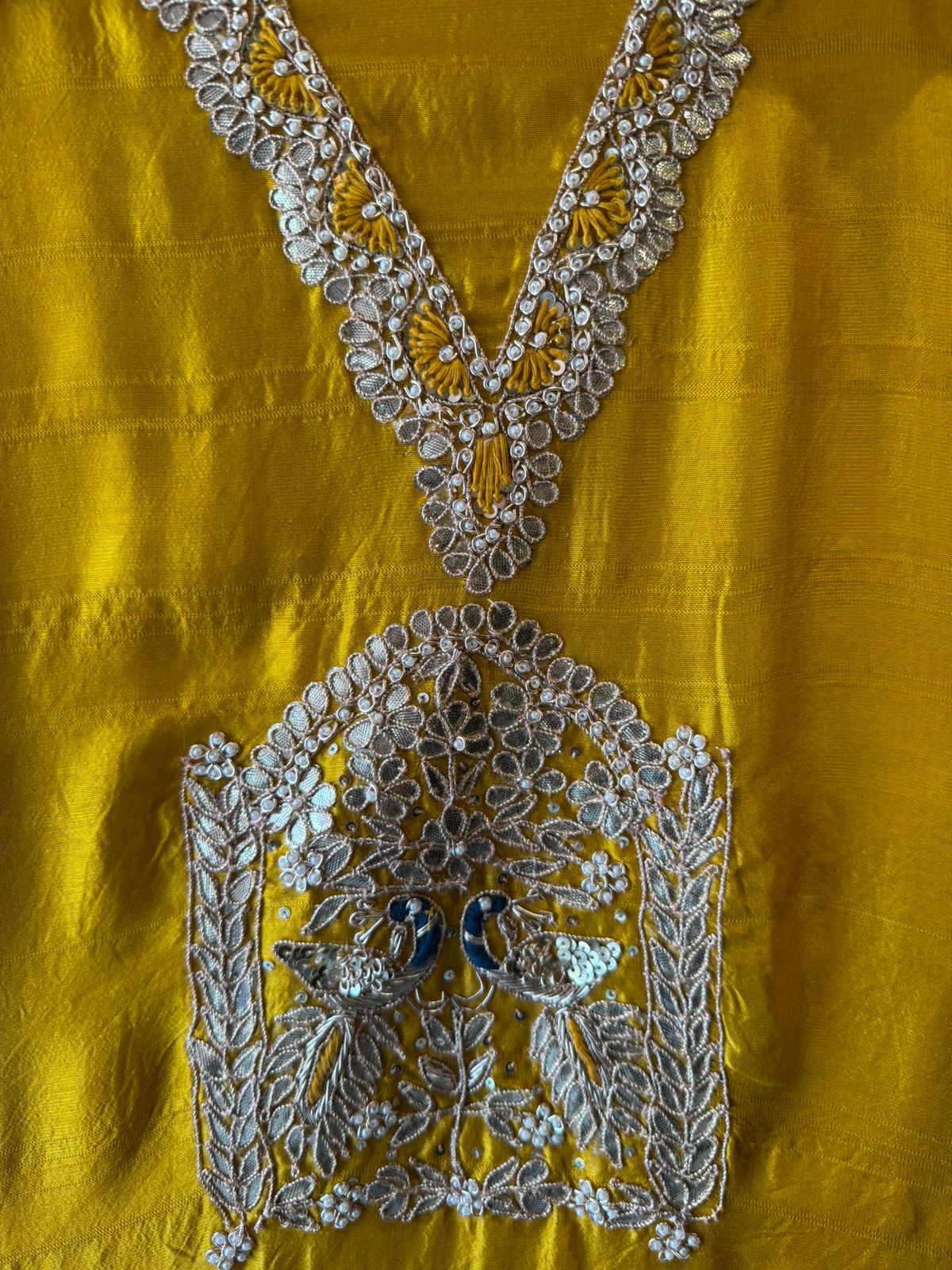 Royal Silk Embroidered Suit