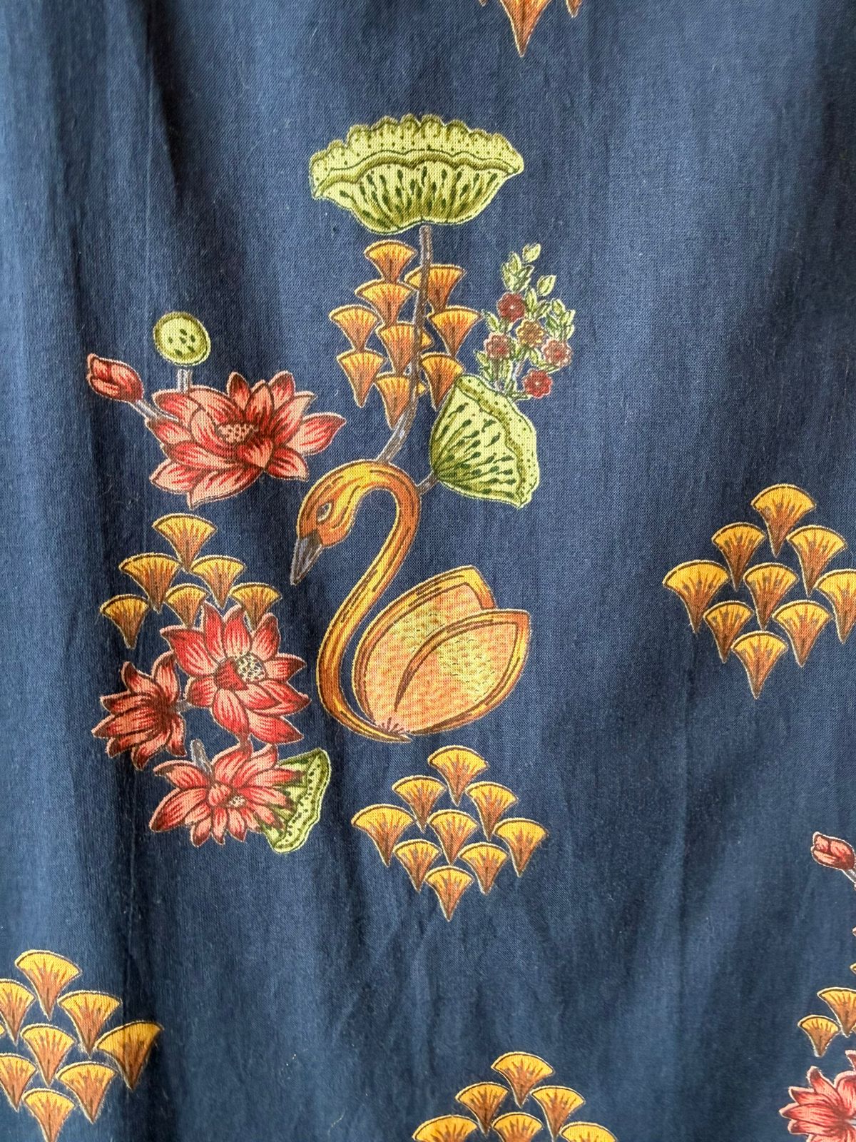 Flamingo Embroidered Suit set