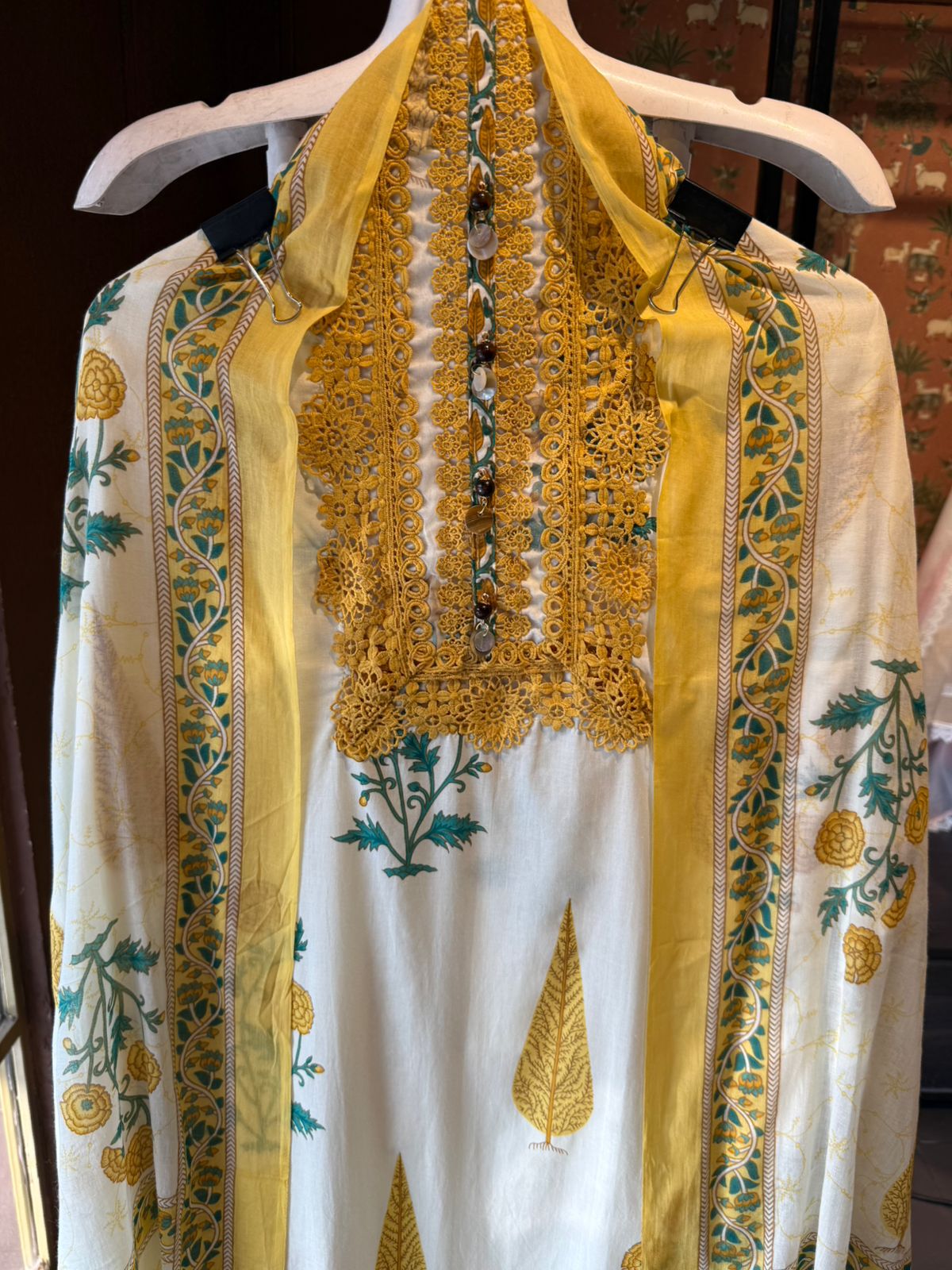 PURE COTTON JAIPURI BLOCK PRINTED UNSTITCHED SUIT