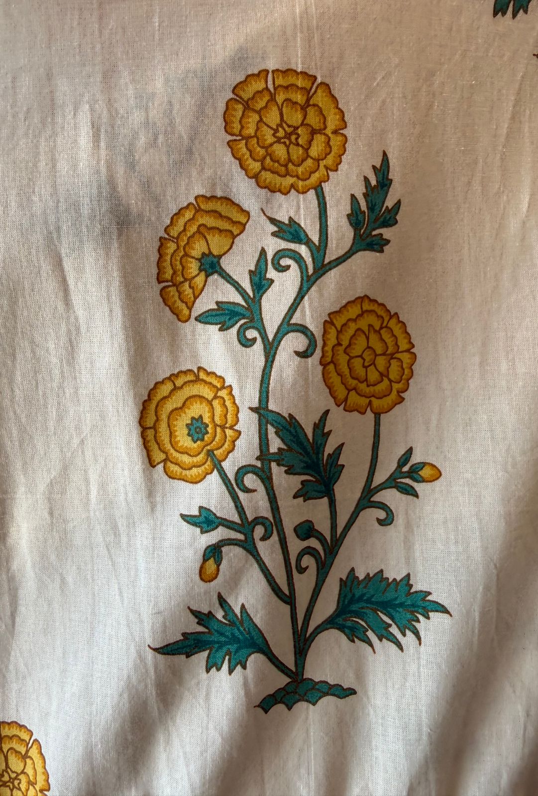 PURE COTTON JAIPURI BLOCK PRINTED UNSTITCHED SUIT