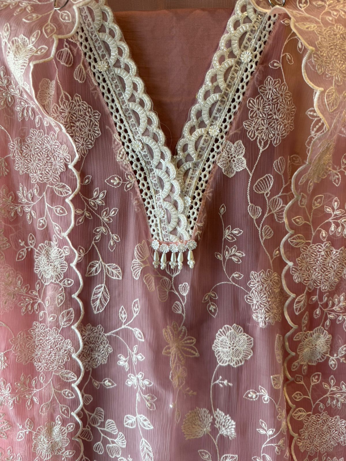 Beautiful Pakistani designer Embroidered Suit