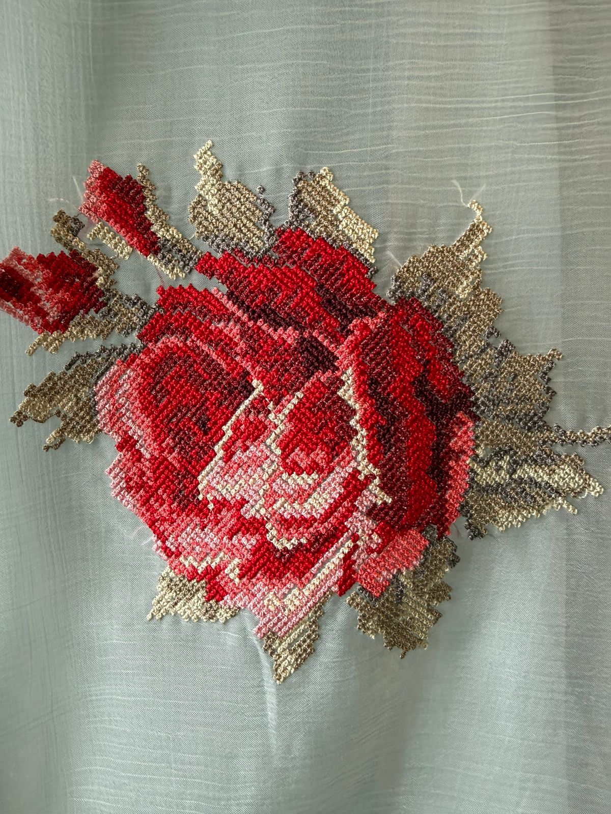 Beautiful Pakistani designer Embroidered Suit