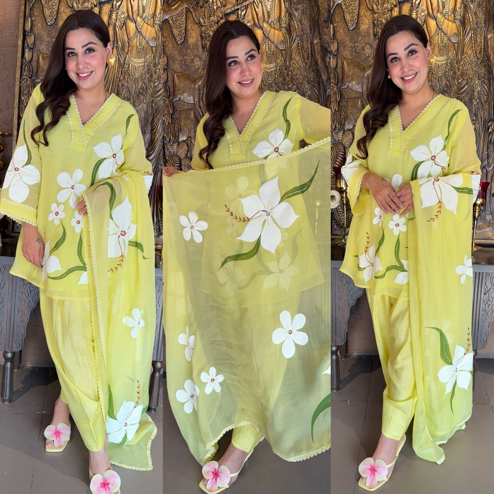 Floral Summer Readymade Suit