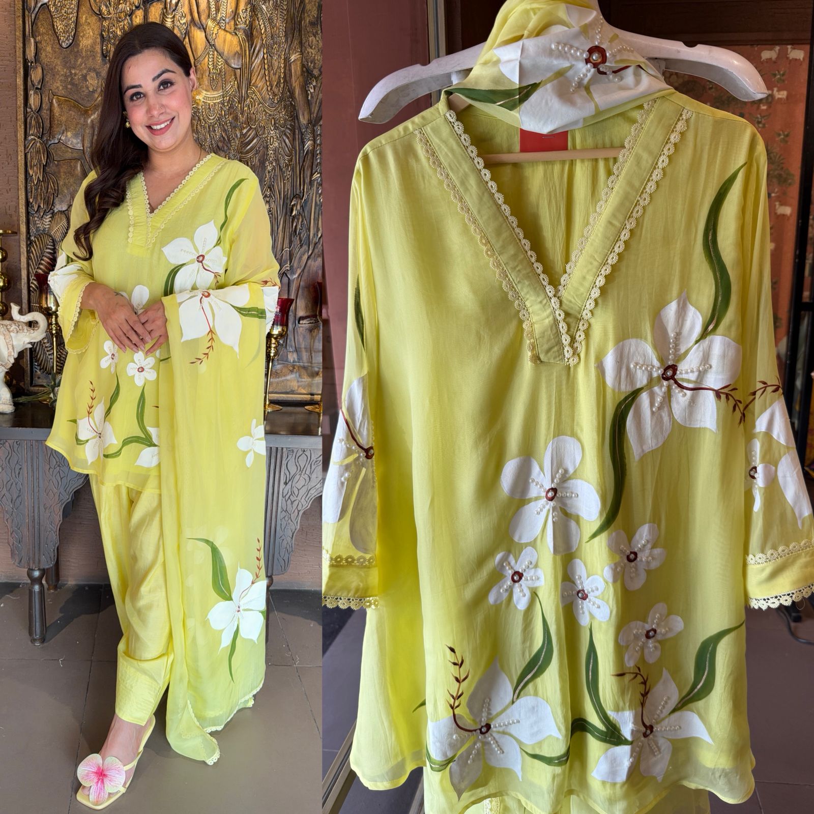 Floral Summer Readymade Suit