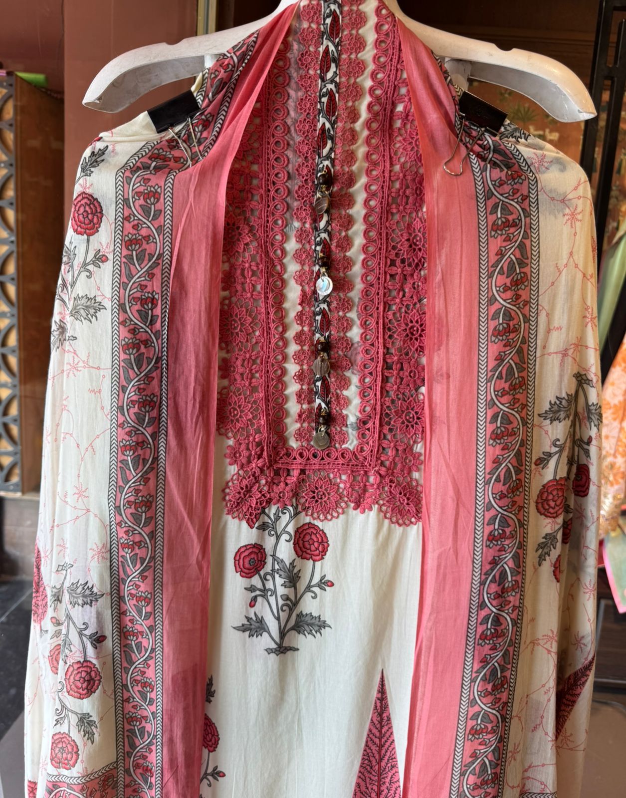 PURE COTTON JAIPURI BLOCK PRINTED UNSTITCHED SUIT