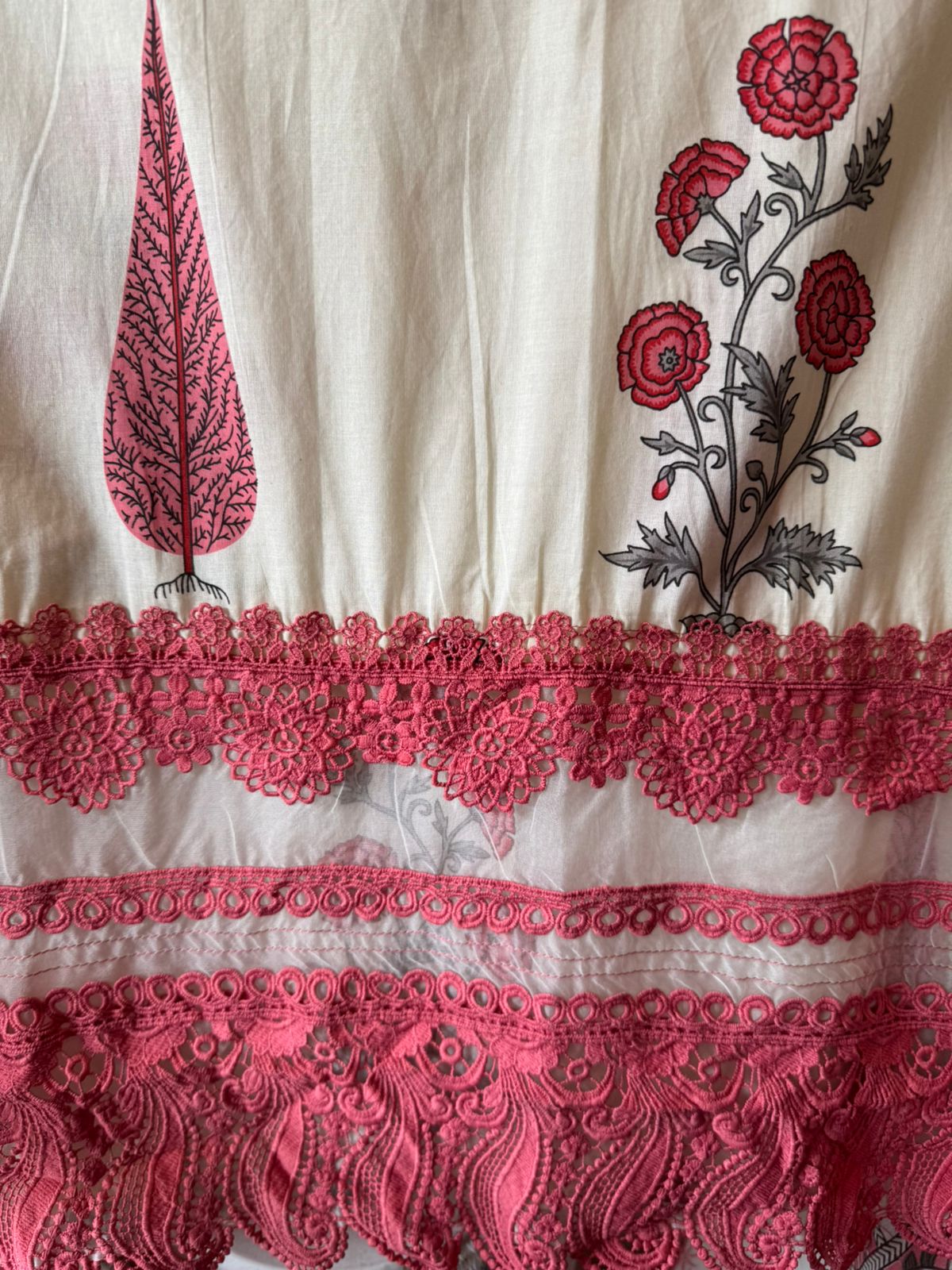 PURE COTTON JAIPURI BLOCK PRINTED UNSTITCHED SUIT