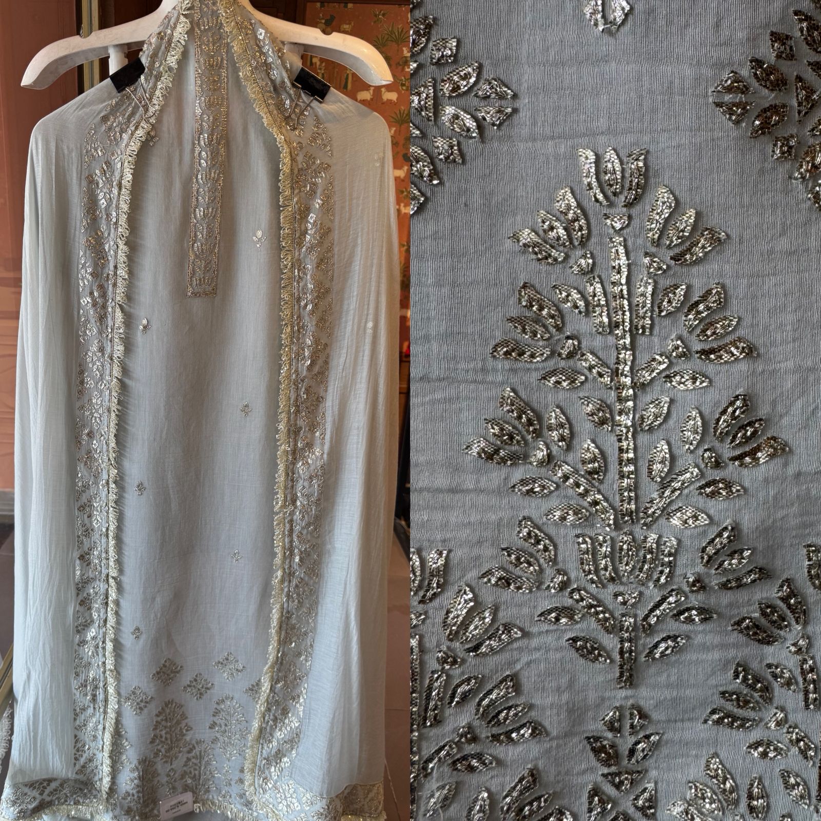 Soft Pastel Unstitched Suit