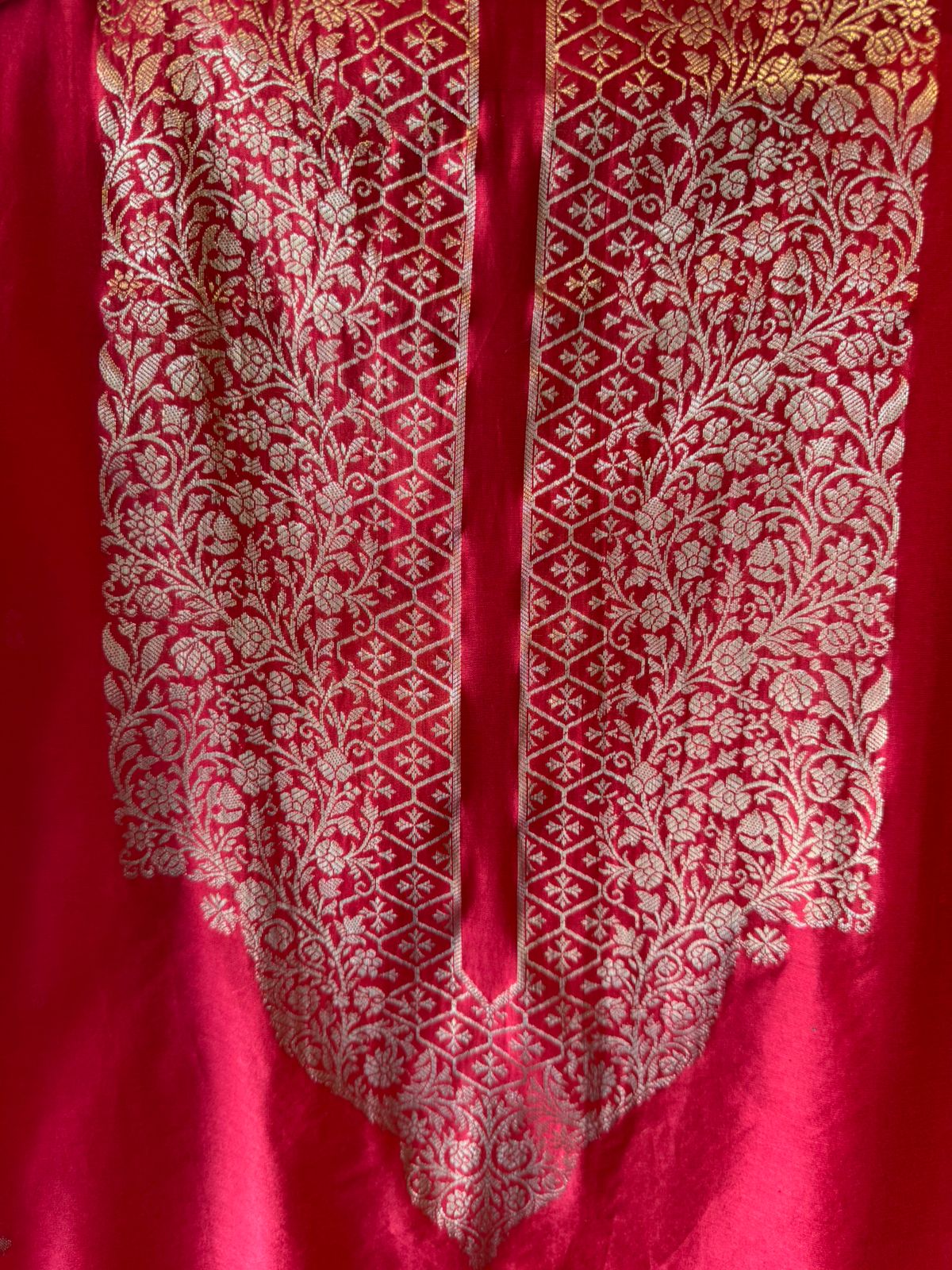 PURE CHANDERI SILK SUIT SET