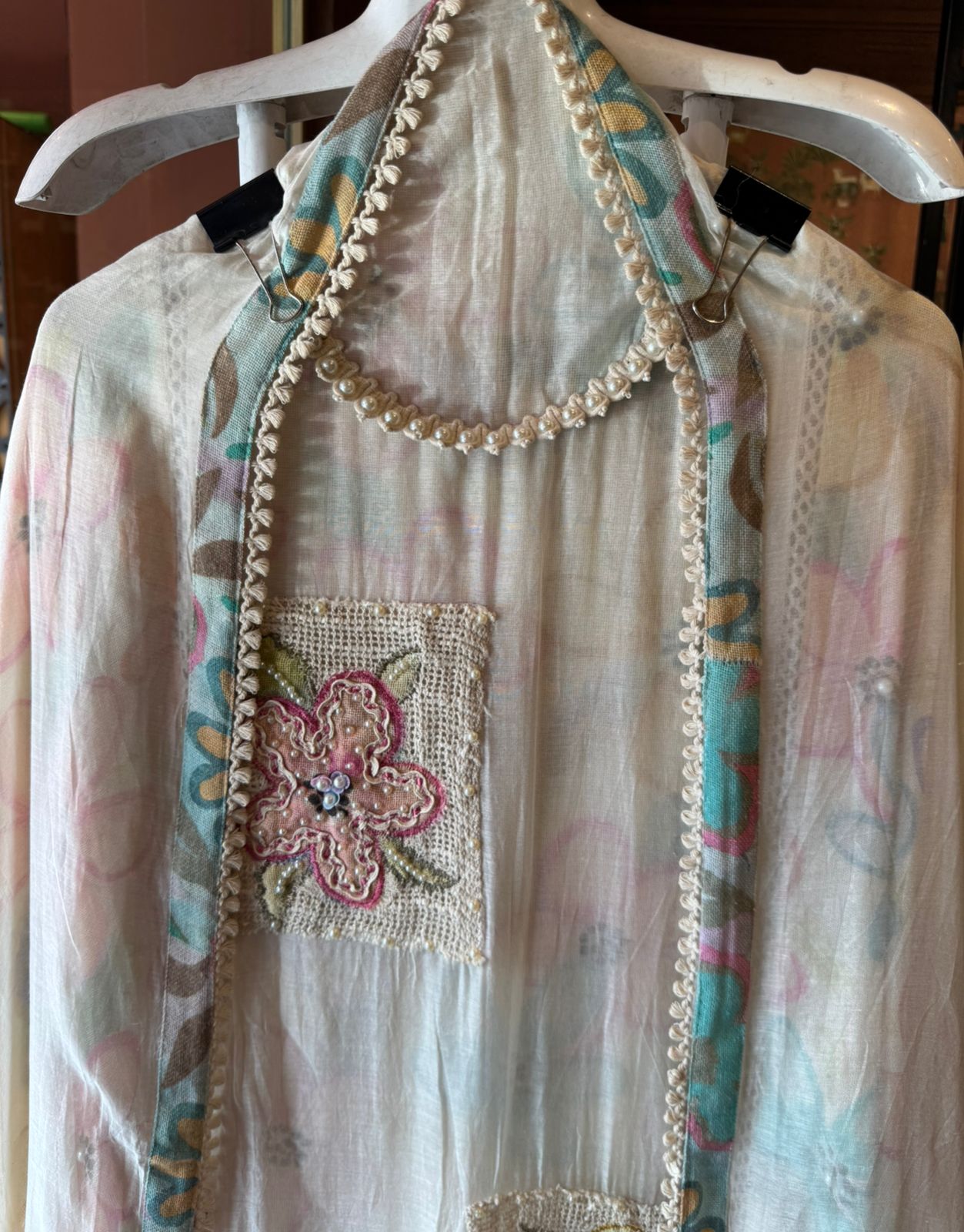 Ivory Pearl Handcrafted Suit Set