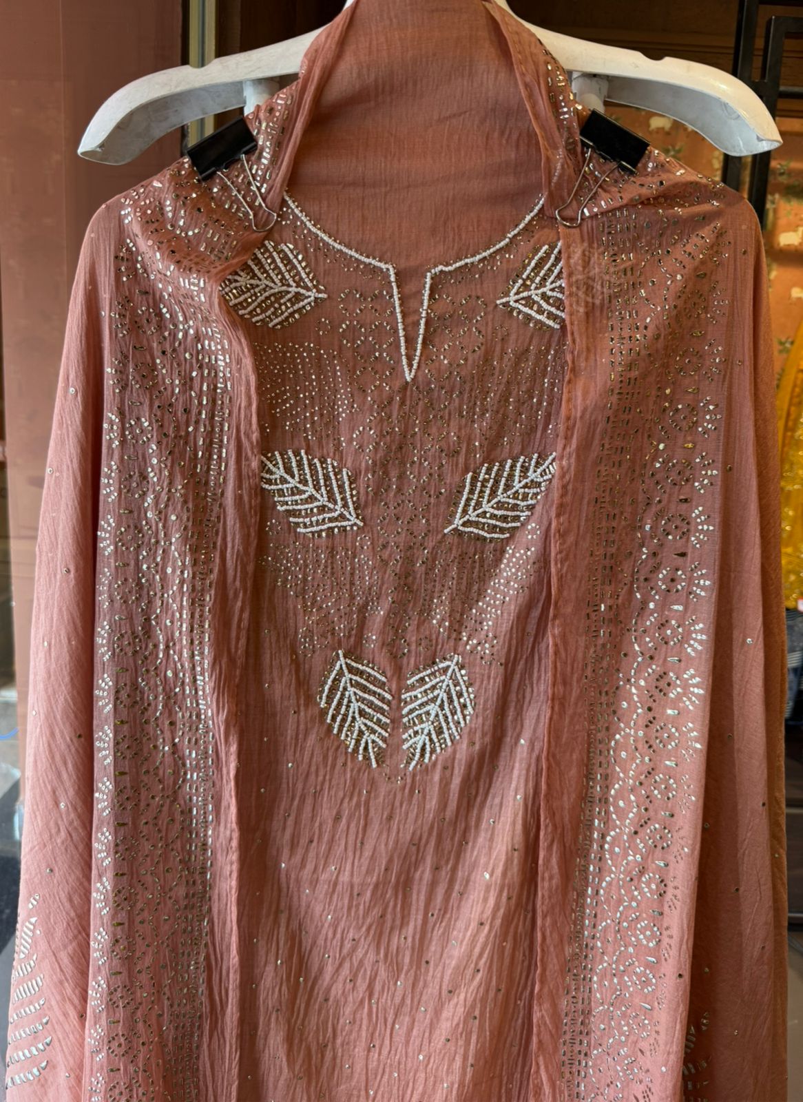 Mul chanderi Unstitched Suits