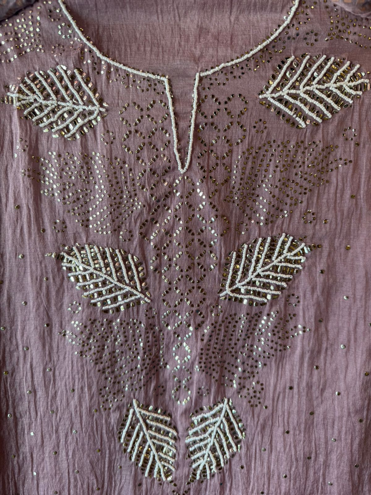 Mul chanderi Unstitched Suits