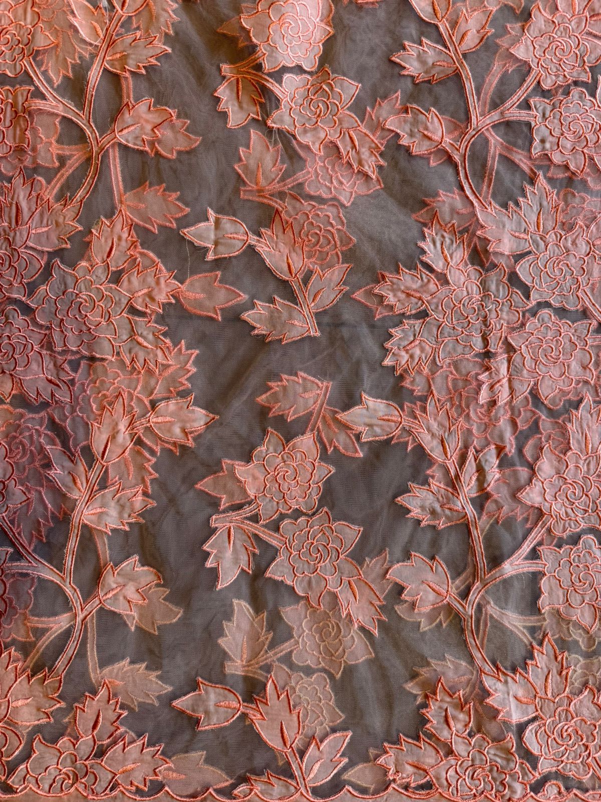 Soft organza unstitched Kurta