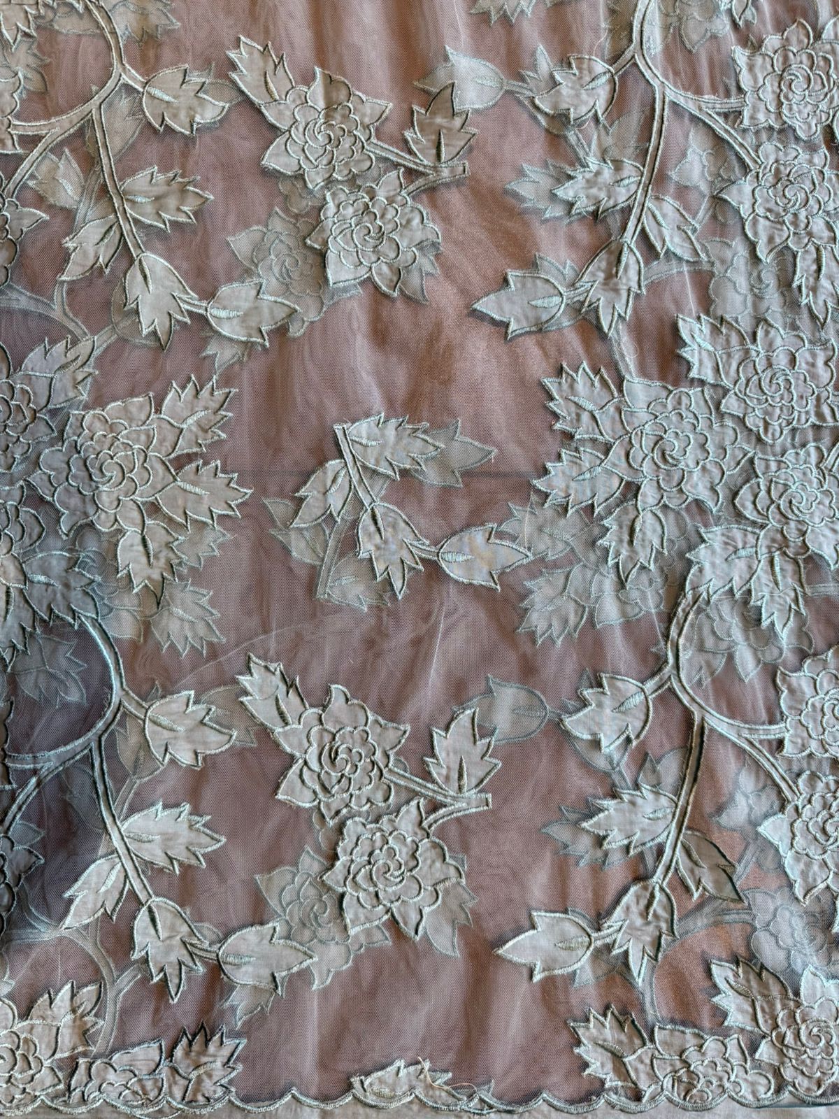 Soft organza unstitched Kurta