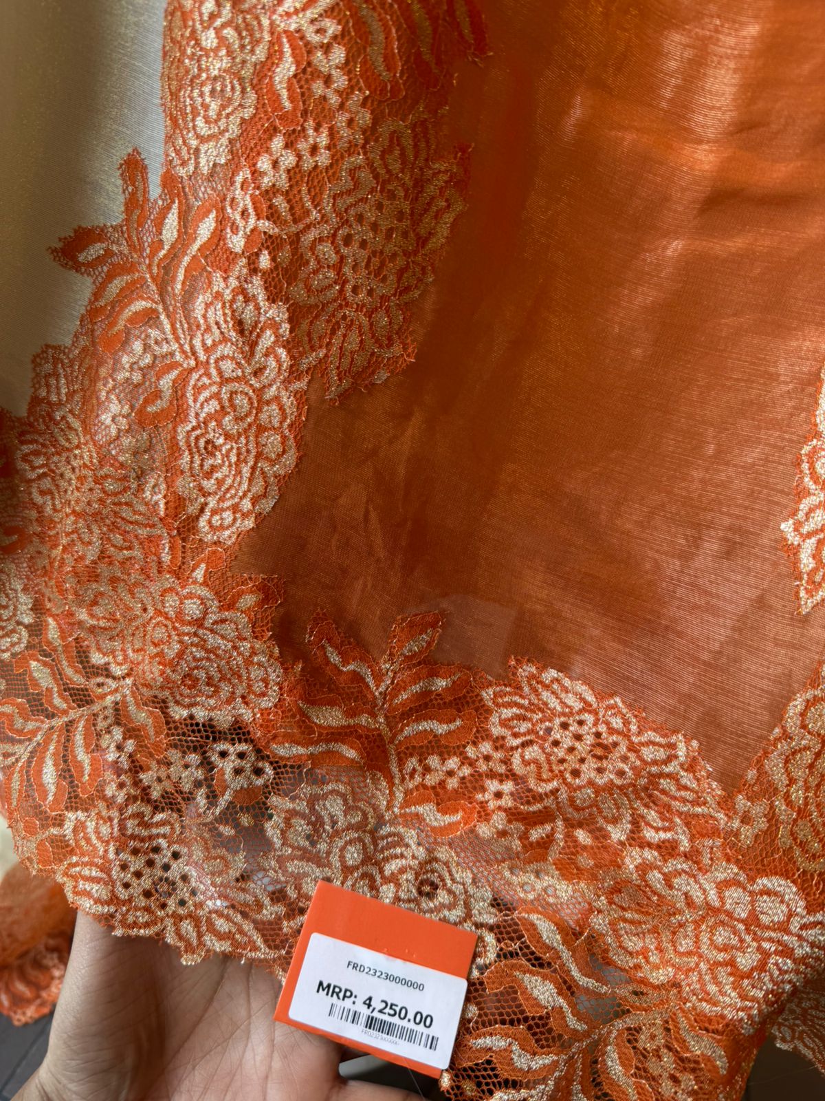 Luxury pure tissue silk suit