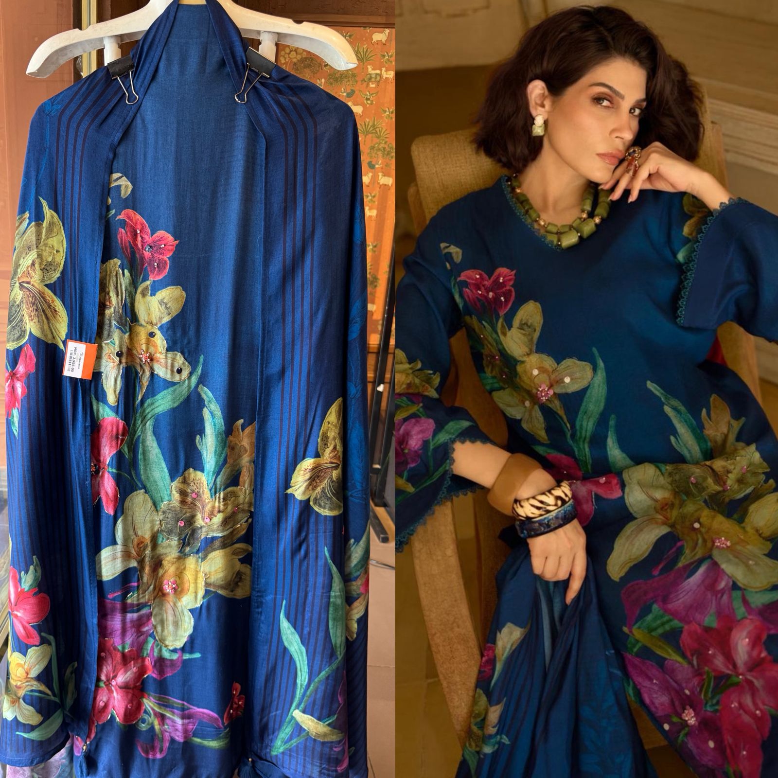 Floral Digital Printed Suit