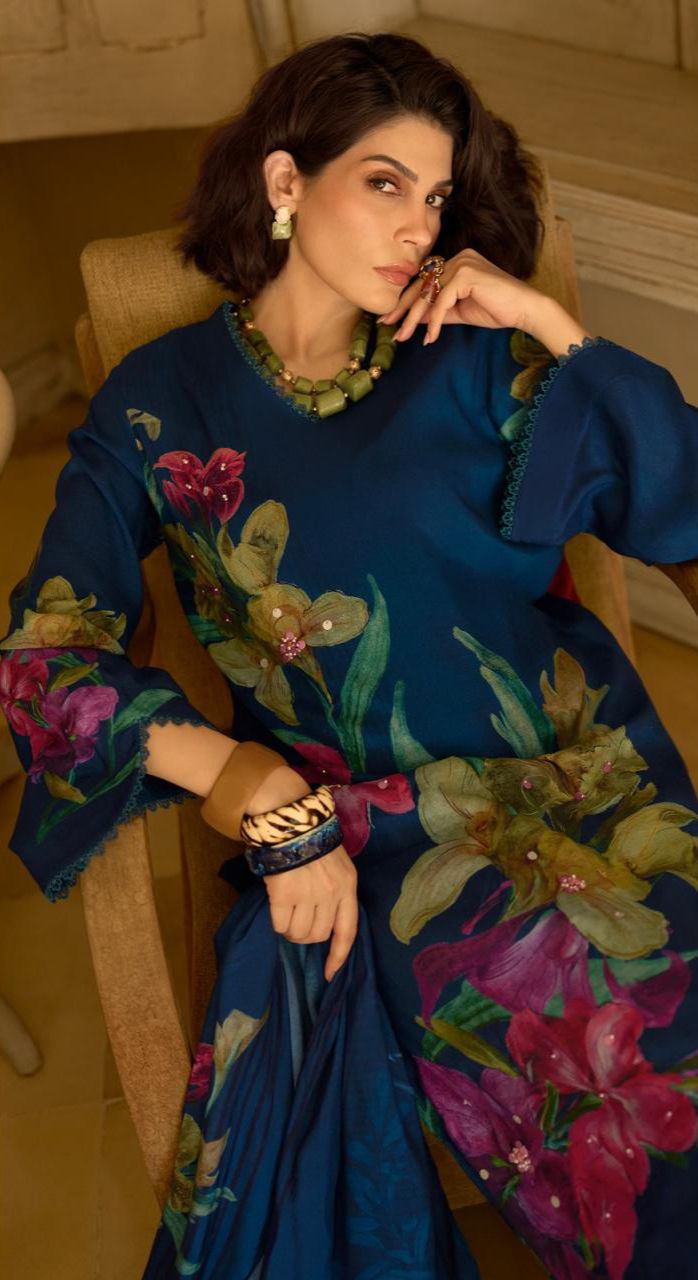 Floral Digital Printed Suit