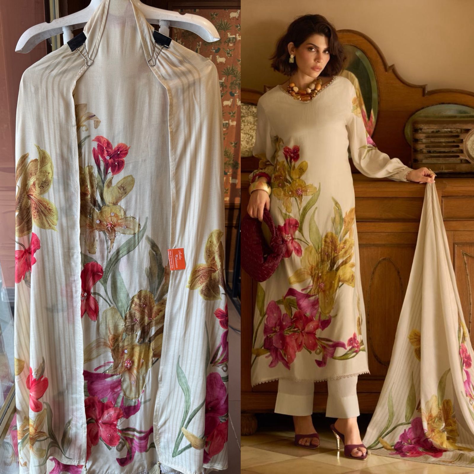 Floral Digital Printed Suit