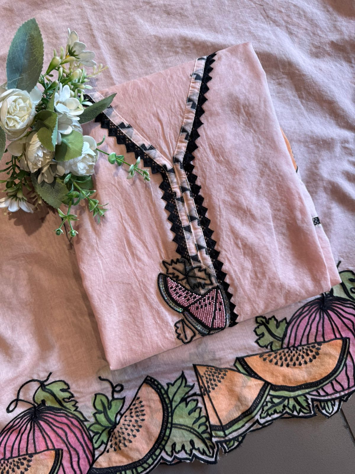 soft and refreshing pastel kurta