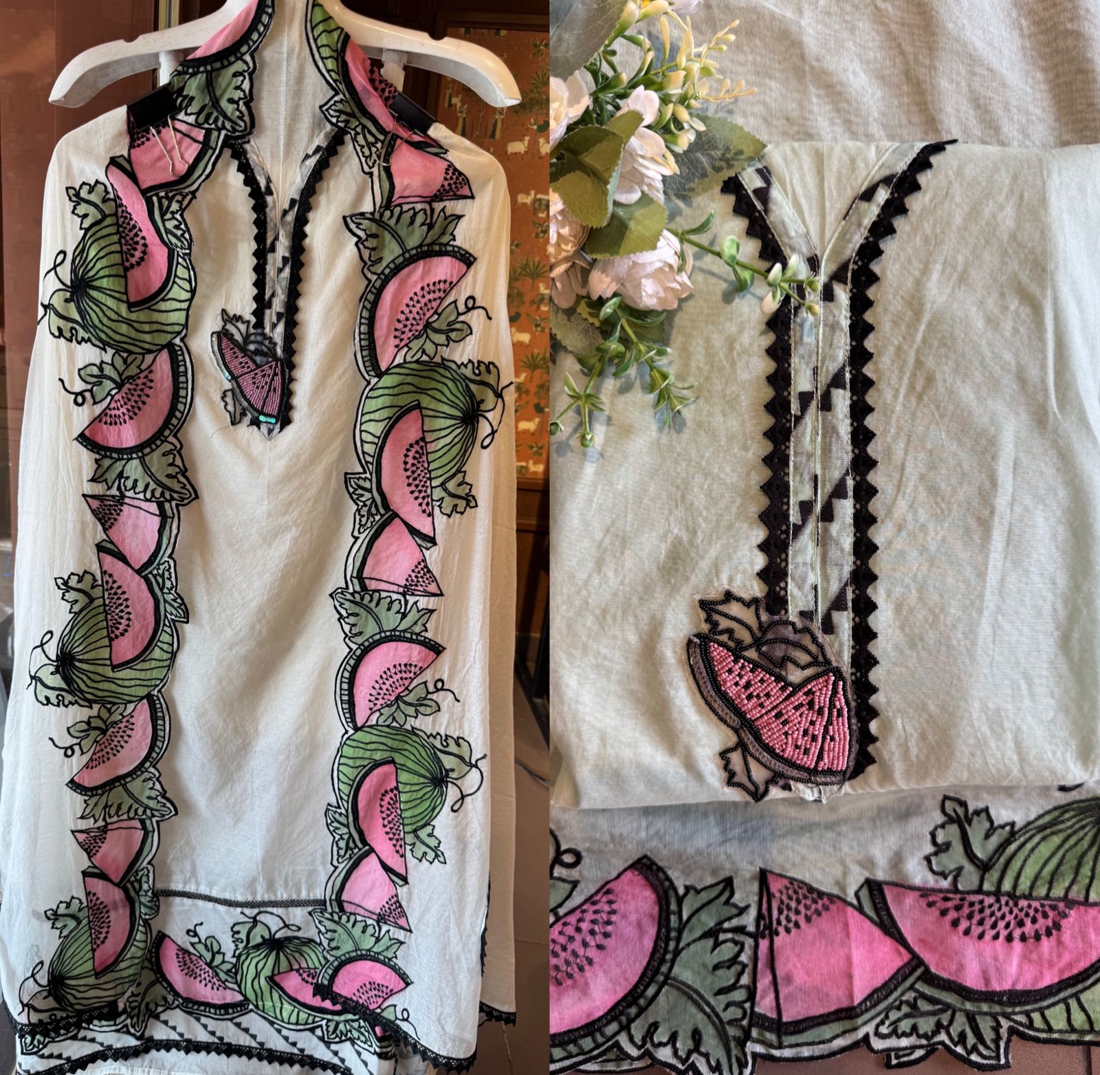 soft and refreshing pastel kurta