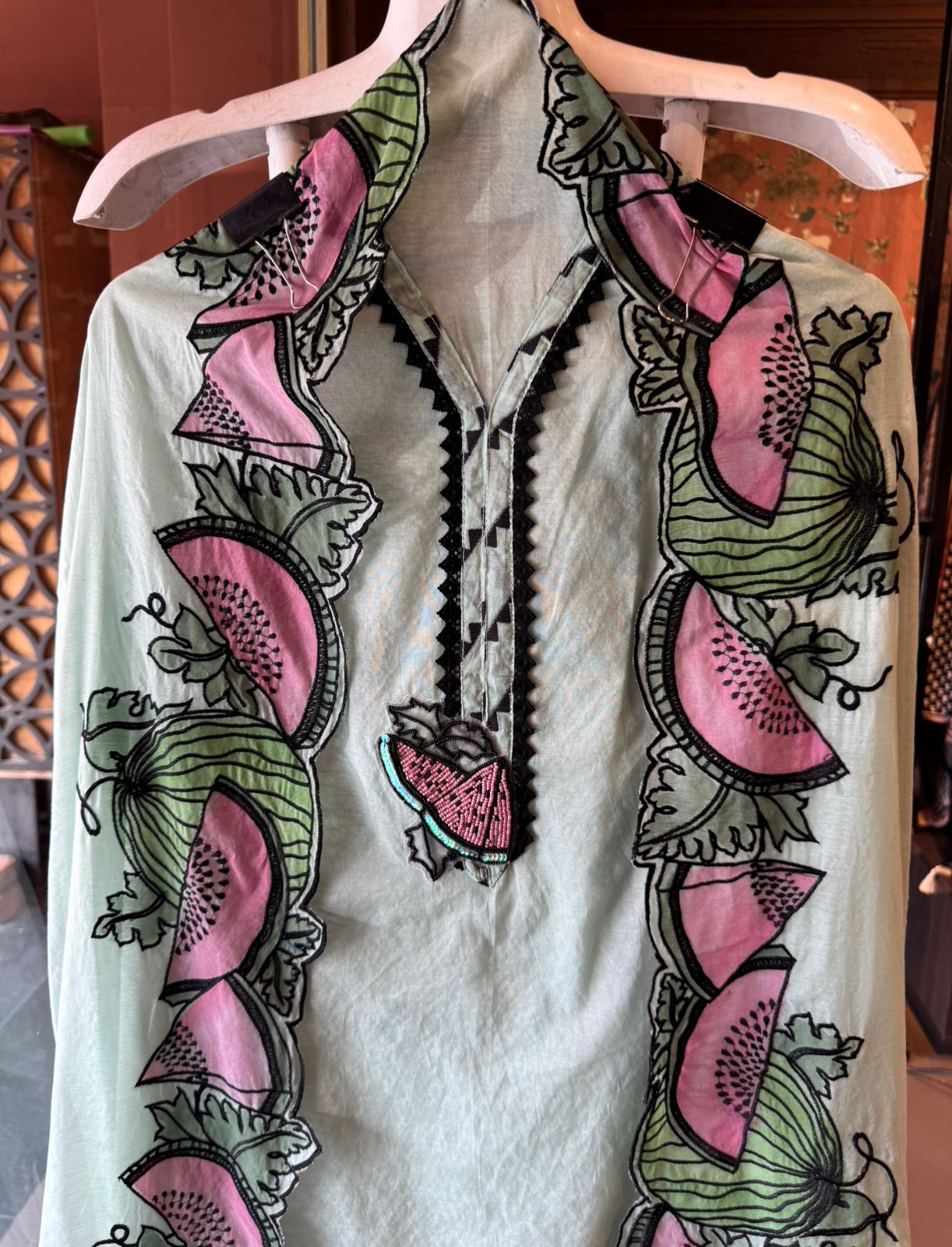 soft and refreshing pastel kurta