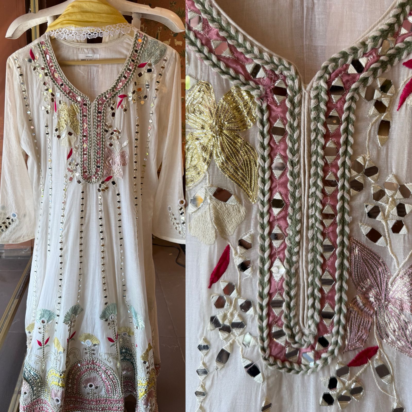 Multicolor Embroidered Festive Readymade Suit