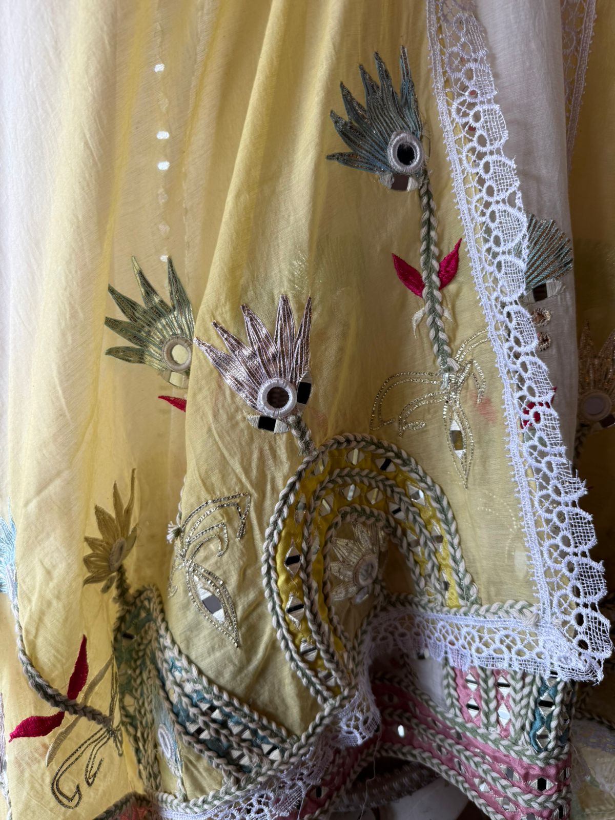 Multicolor Embroidered Festive Readymade Suit