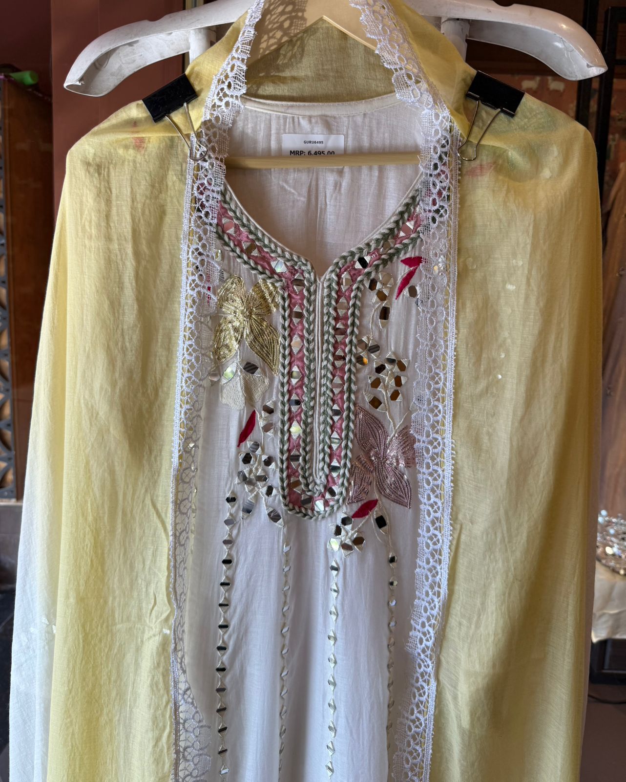 Multicolor Embroidered Festive Readymade Suit