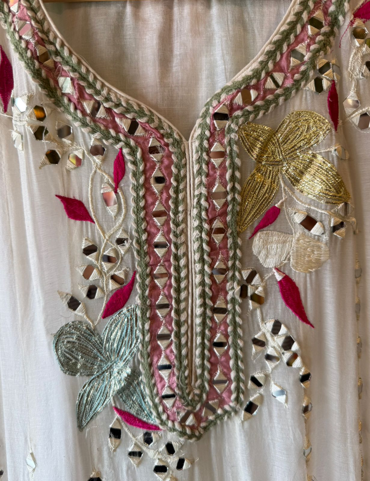 Multicolor Embroidered Festive Readymade Suit