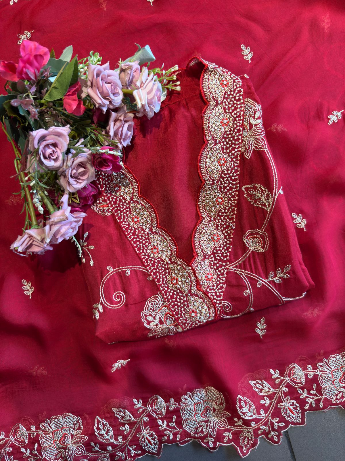 Pure Silk Unstitched suit