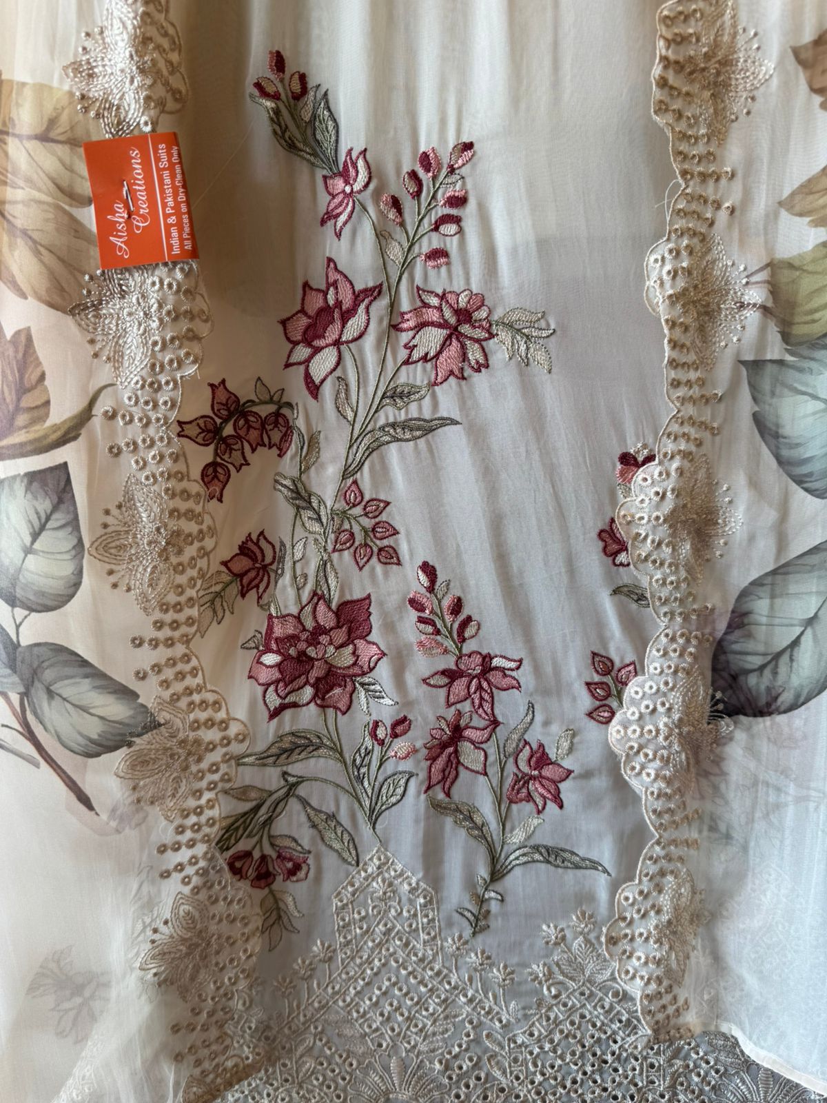 Organza Unstitched Suit