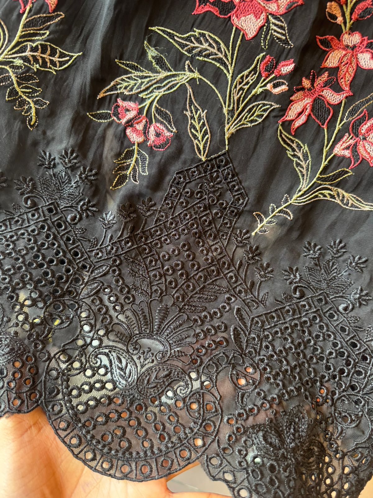 Organza Unstitched Suit