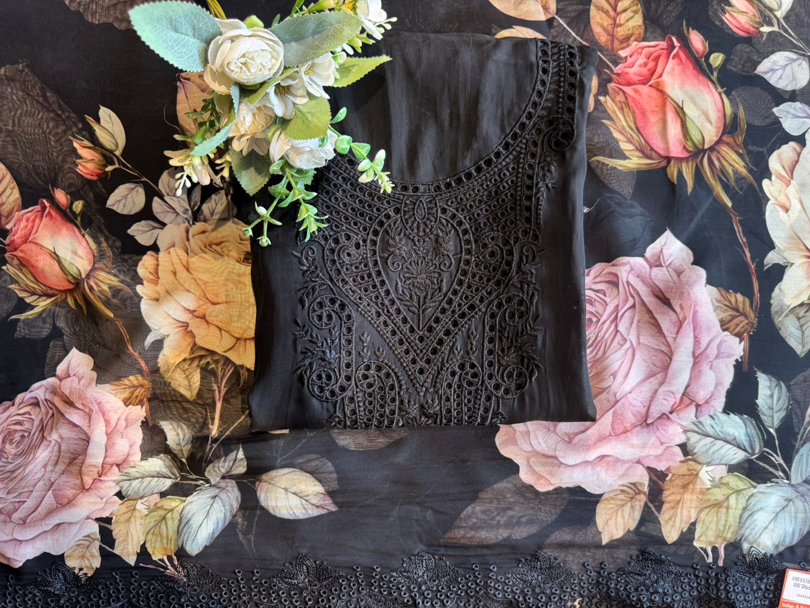 Organza Unstitched Suit