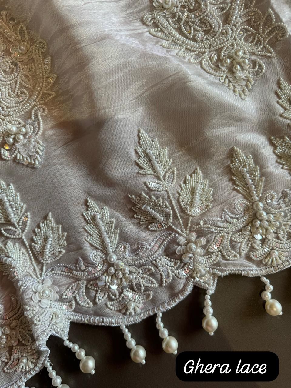 Pure shimmer tissue unstitched Pakistani Suit