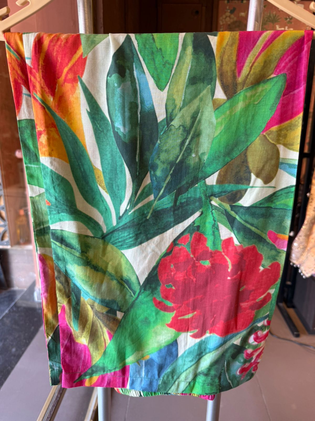 Tropical Floral Printed Kurta