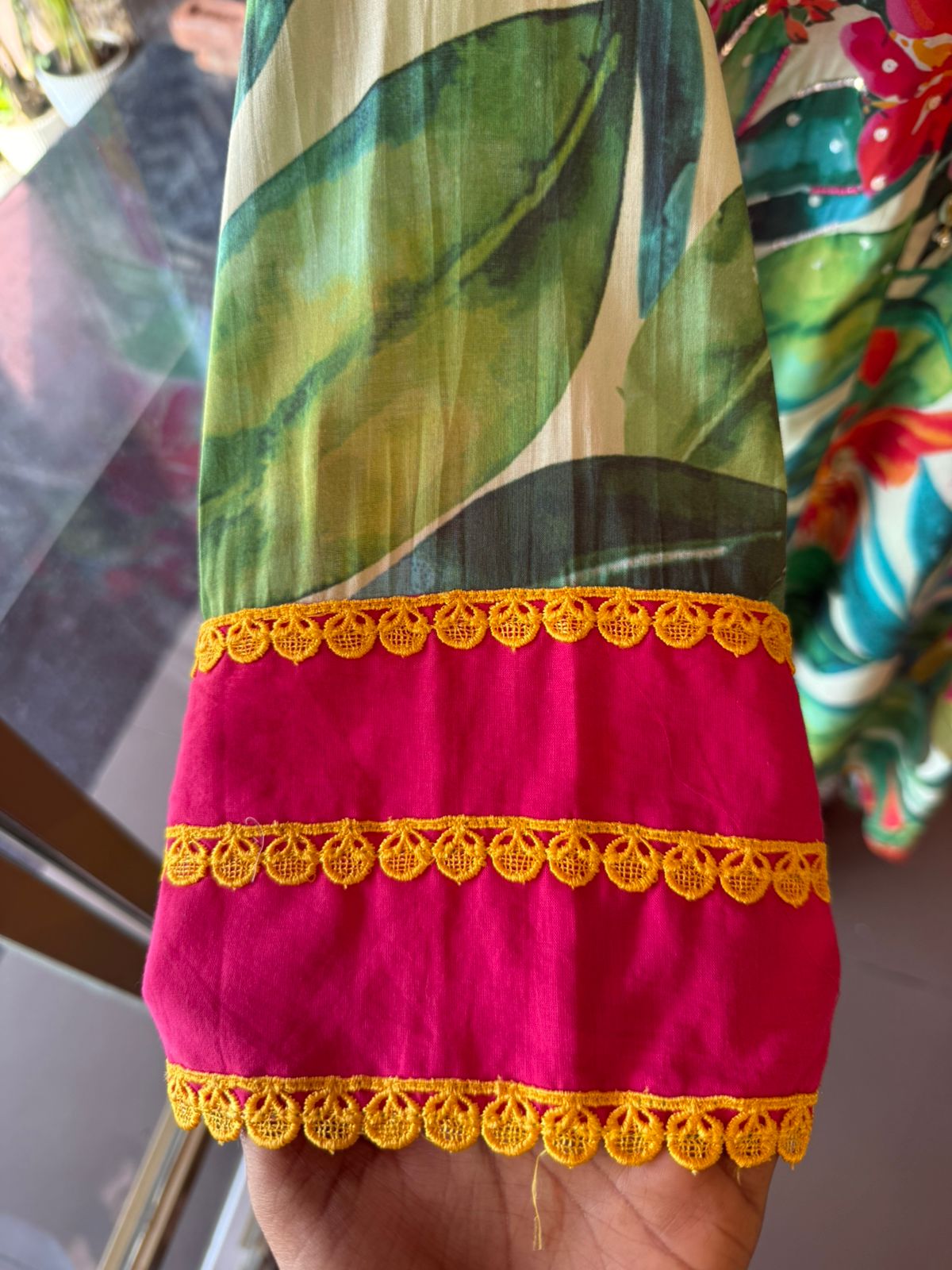 Tropical Floral Printed Kurta