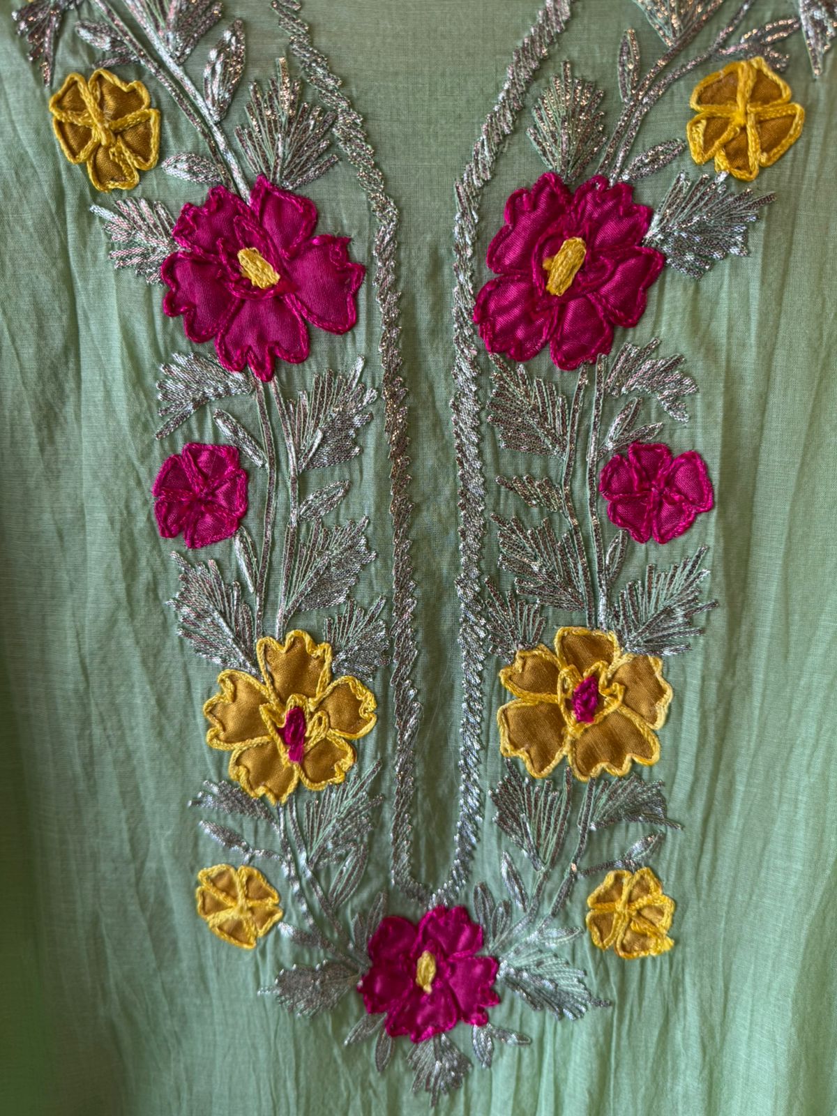 Hand-Embroidered Statement Set