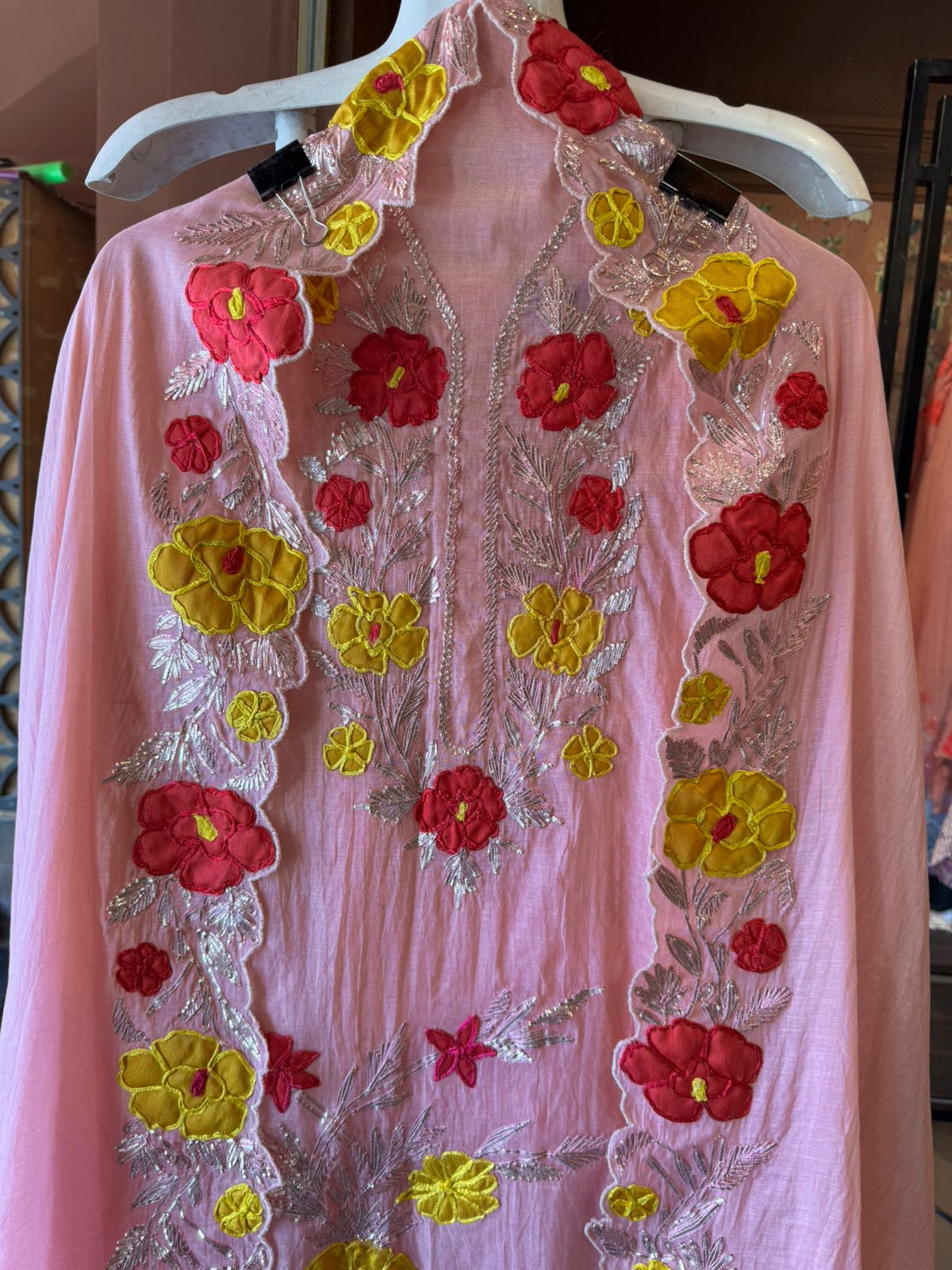 Hand-Embroidered Statement Set