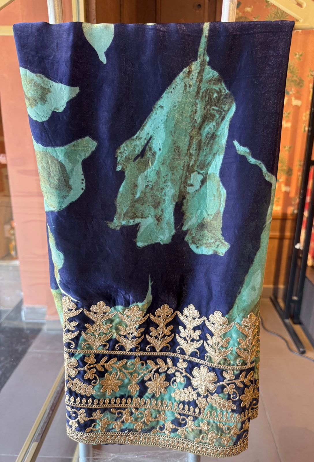 Royal Zari Embroidered Set