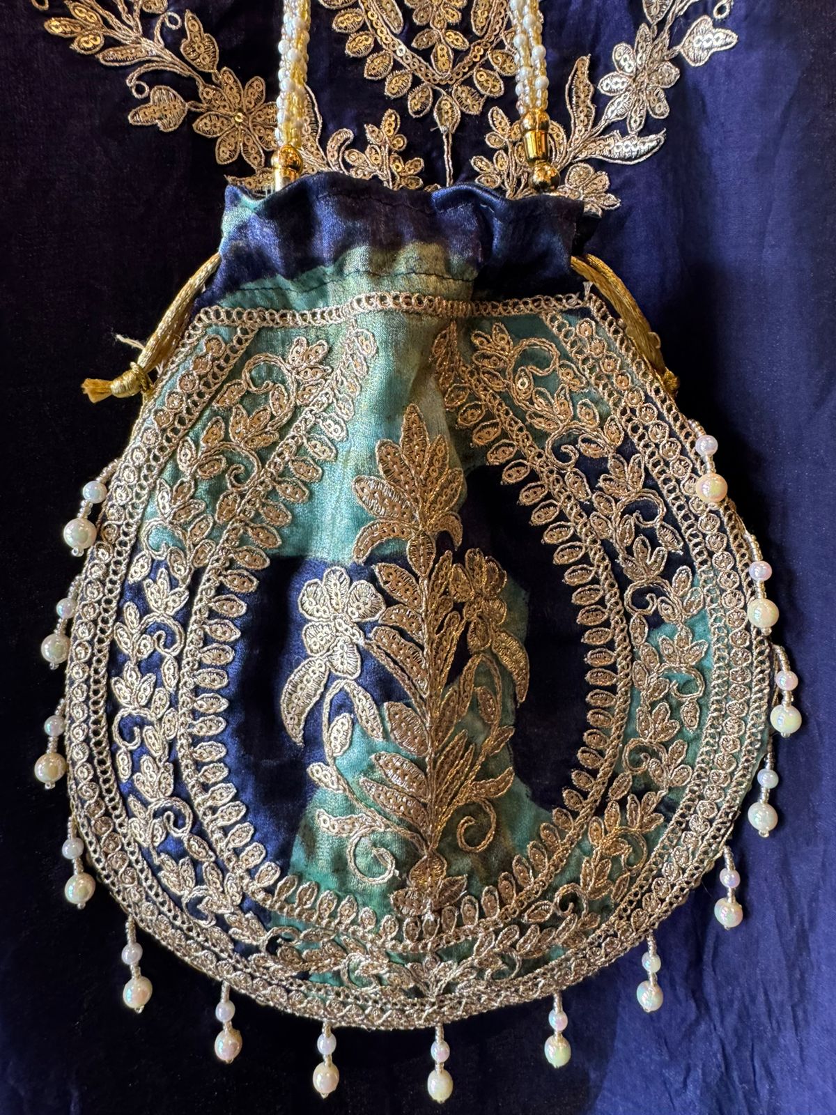 Royal Zari Embroidered Set