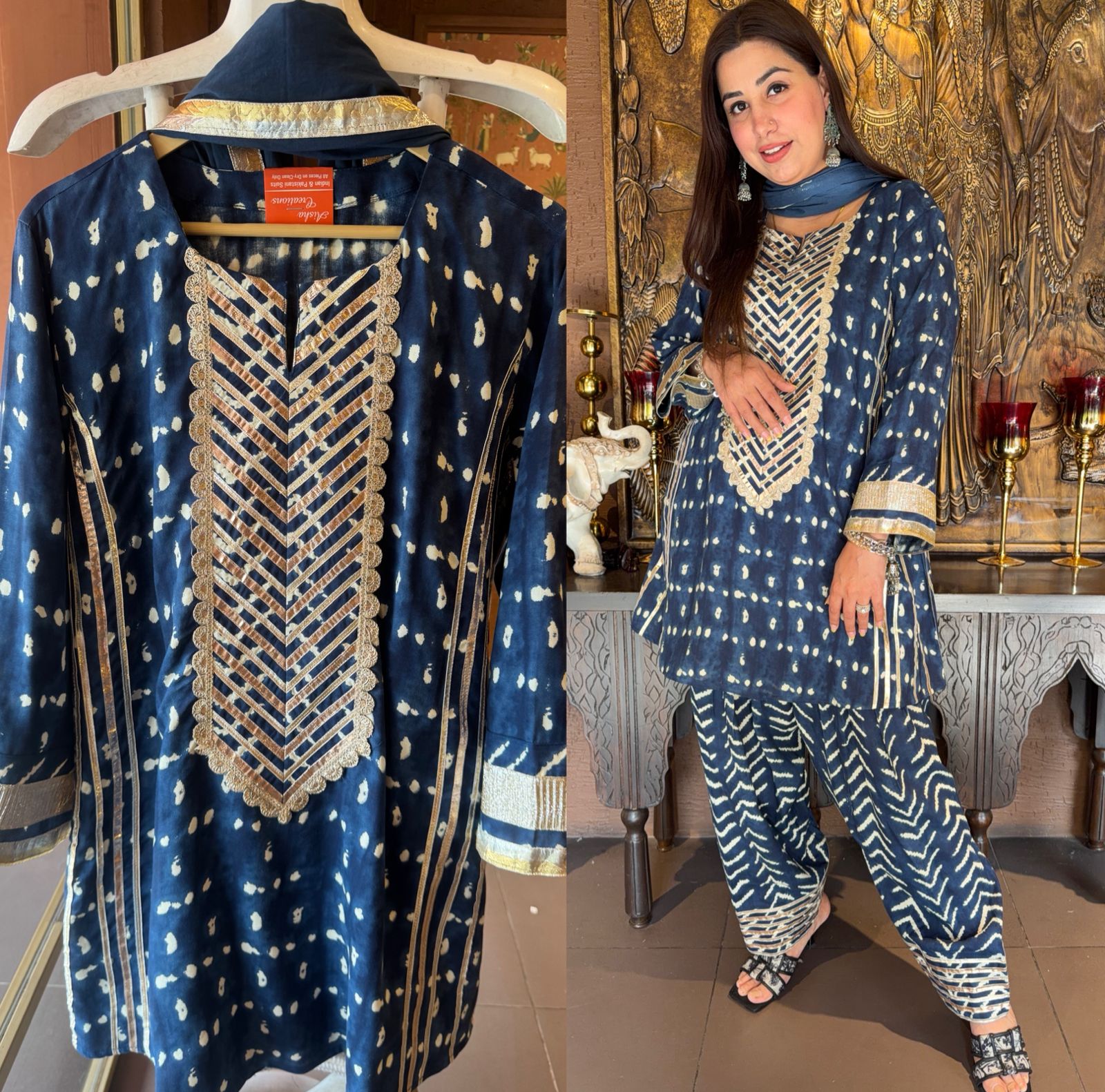 Three piece ethnic suit
