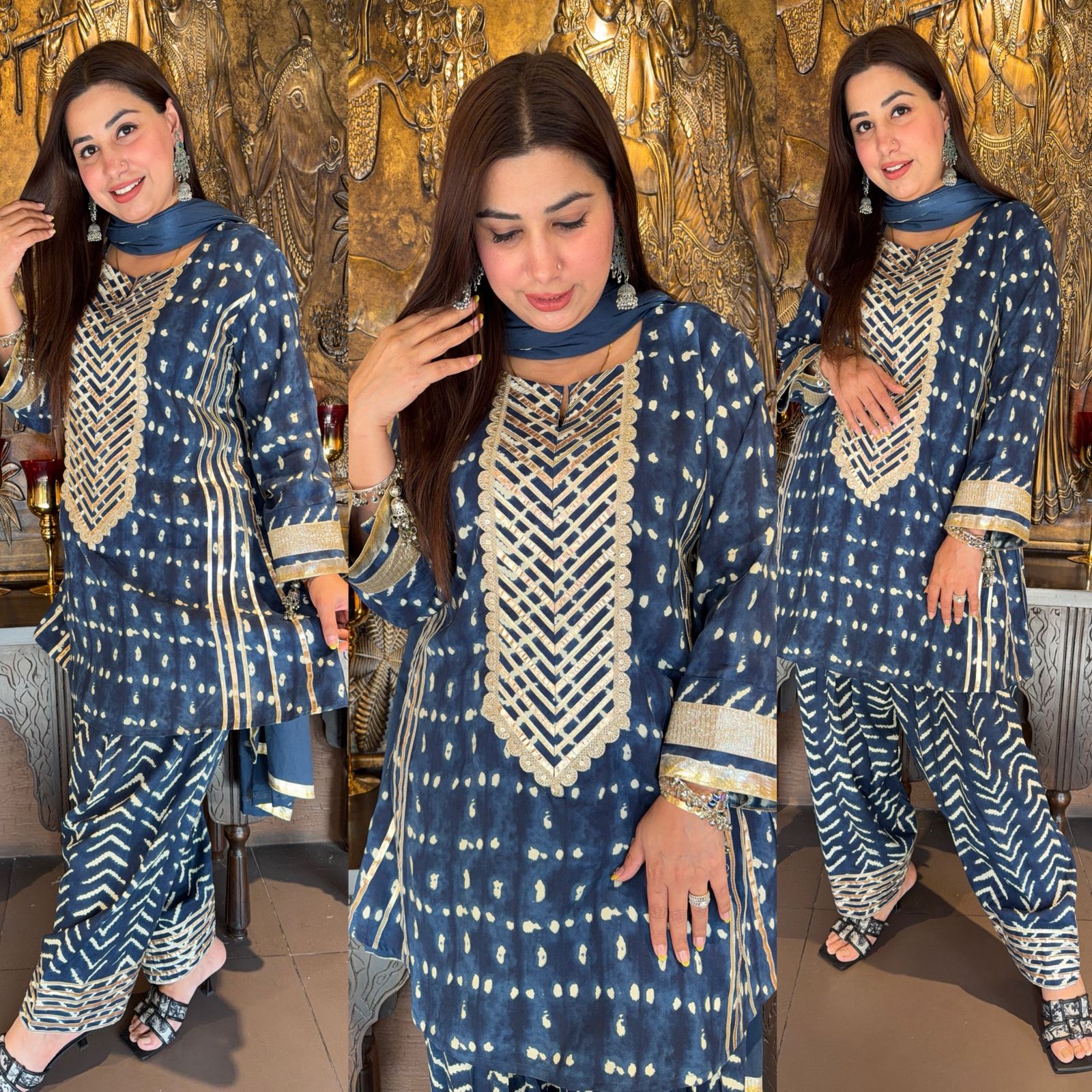 Three piece ethnic suit