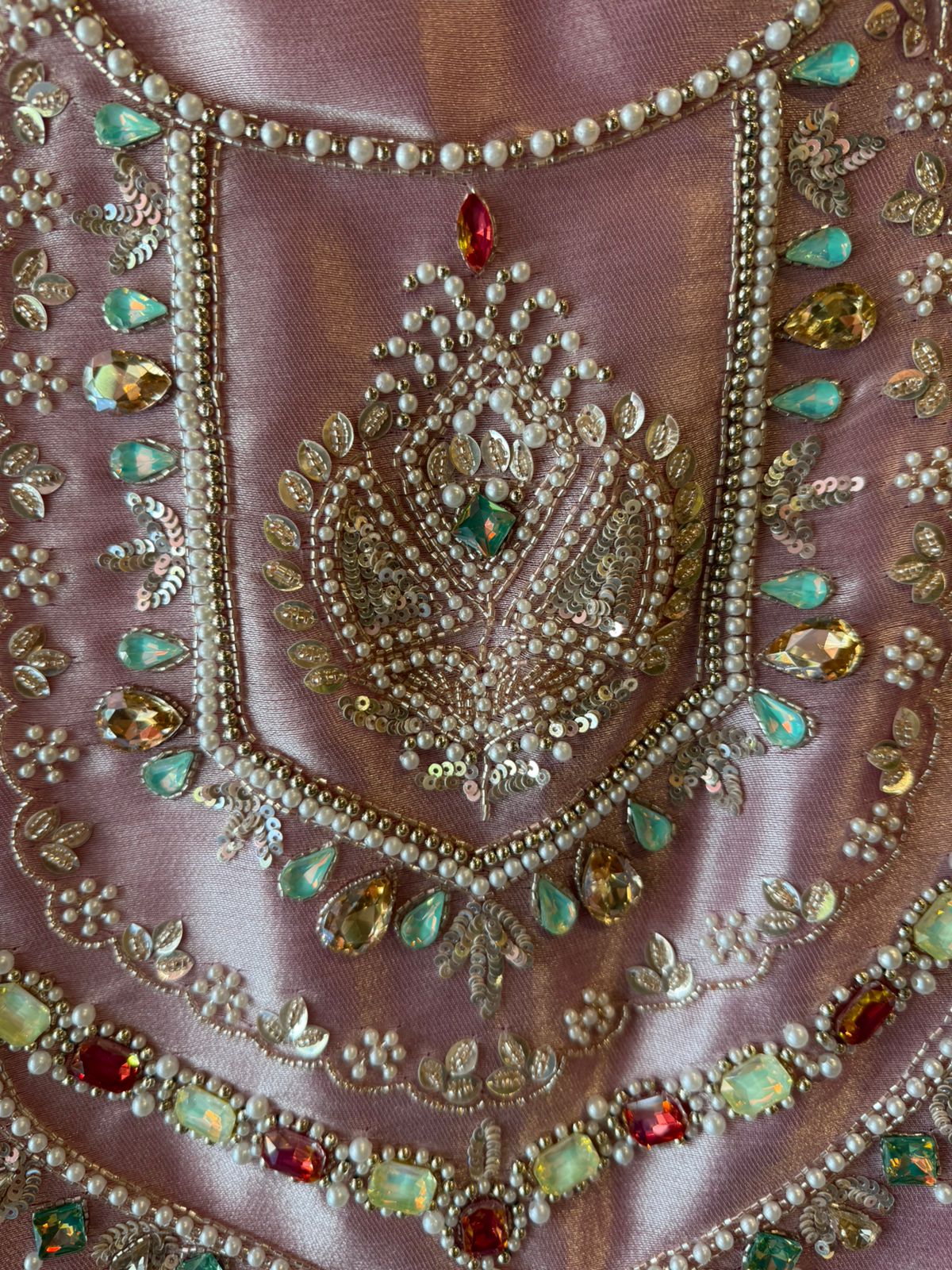 Pearl & Jewel Embellished Luxury Suit