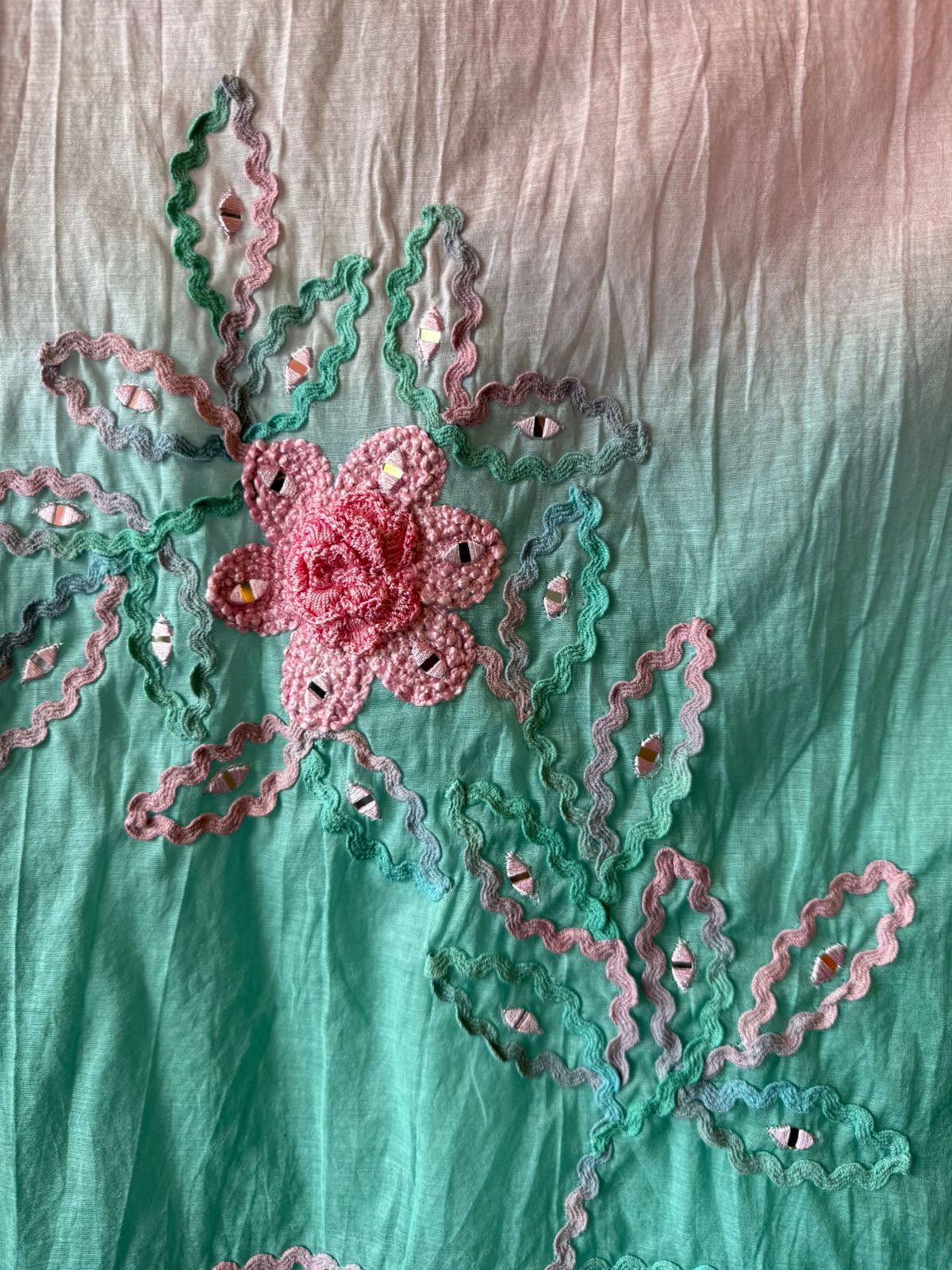 Mul cotton Ombre Suit Set