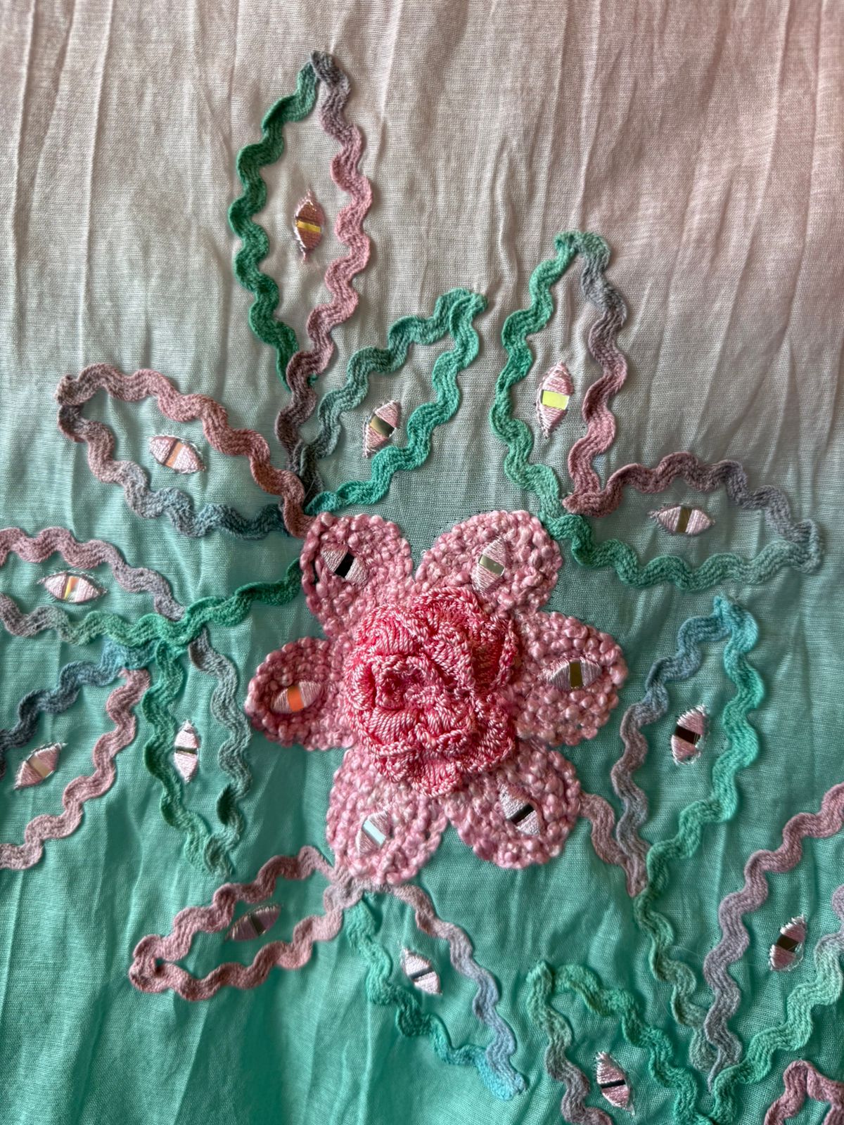 Mul cotton Ombre Suit Set