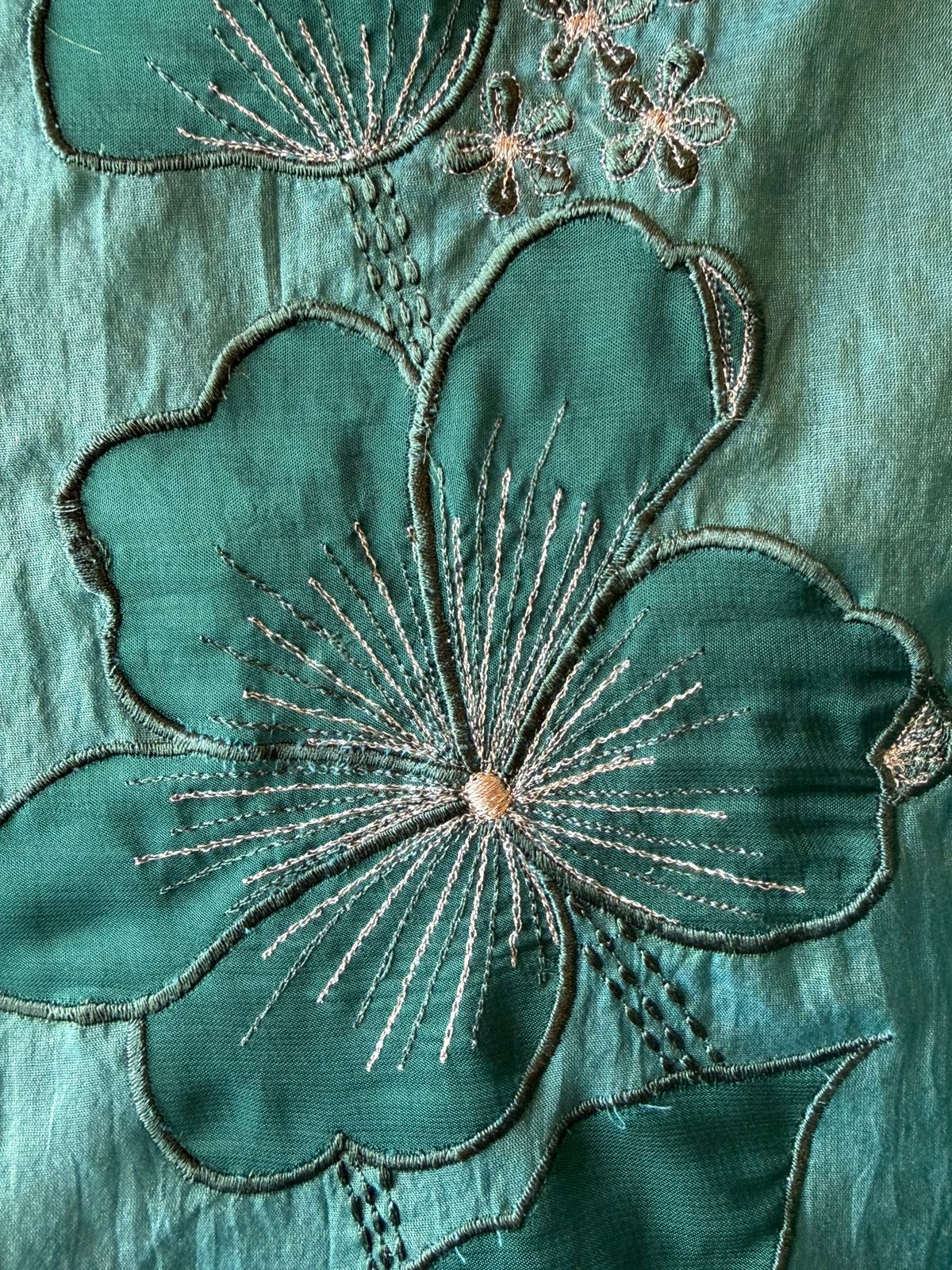 Statement Floral Embroidered Suit