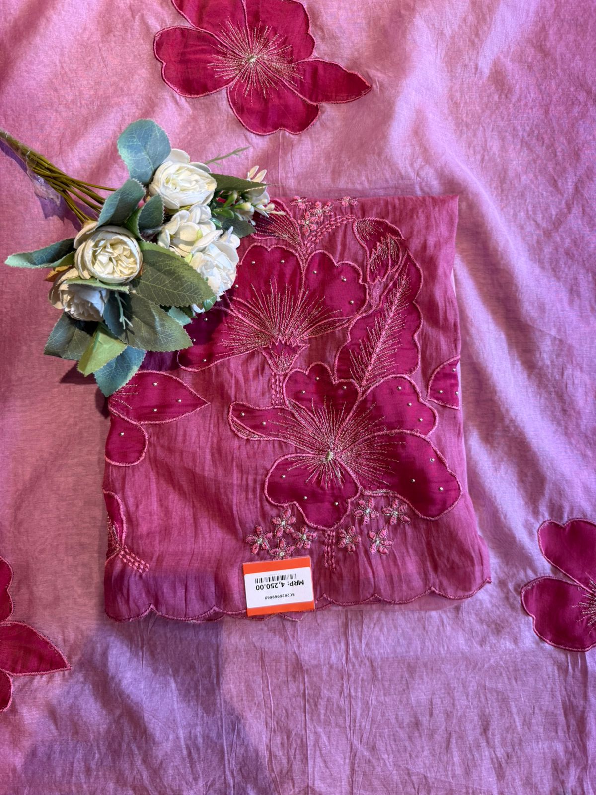 Statement Floral Embroidered Suit