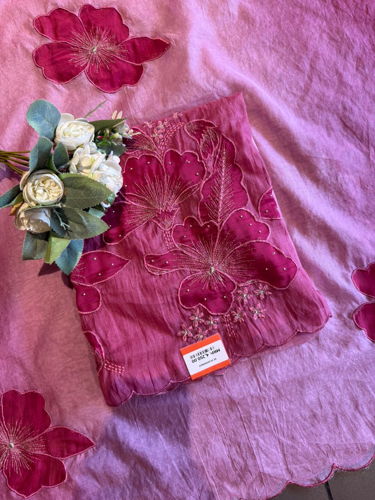 Statement Floral Embroidered Suit