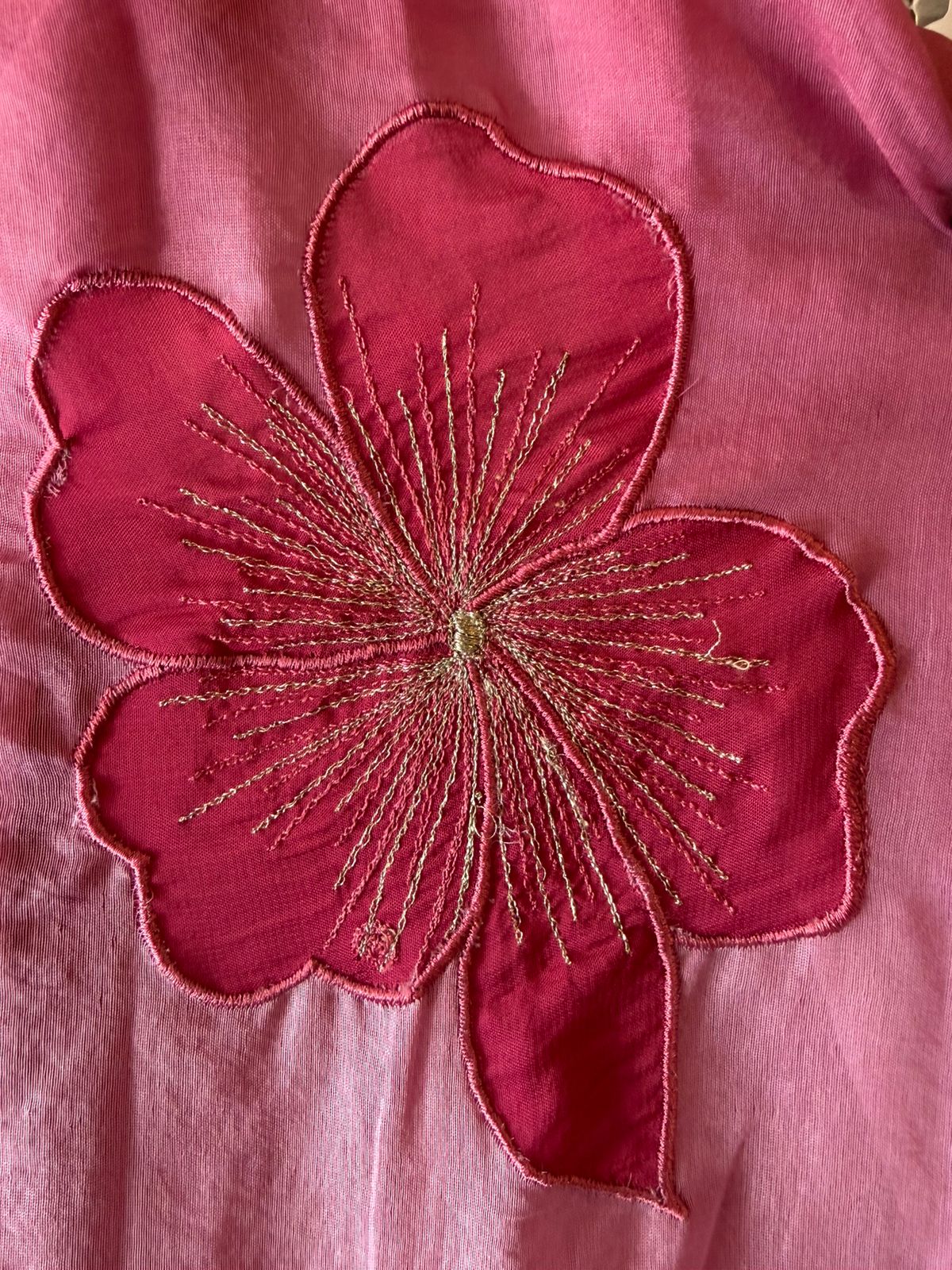 Statement Floral Embroidered Suit
