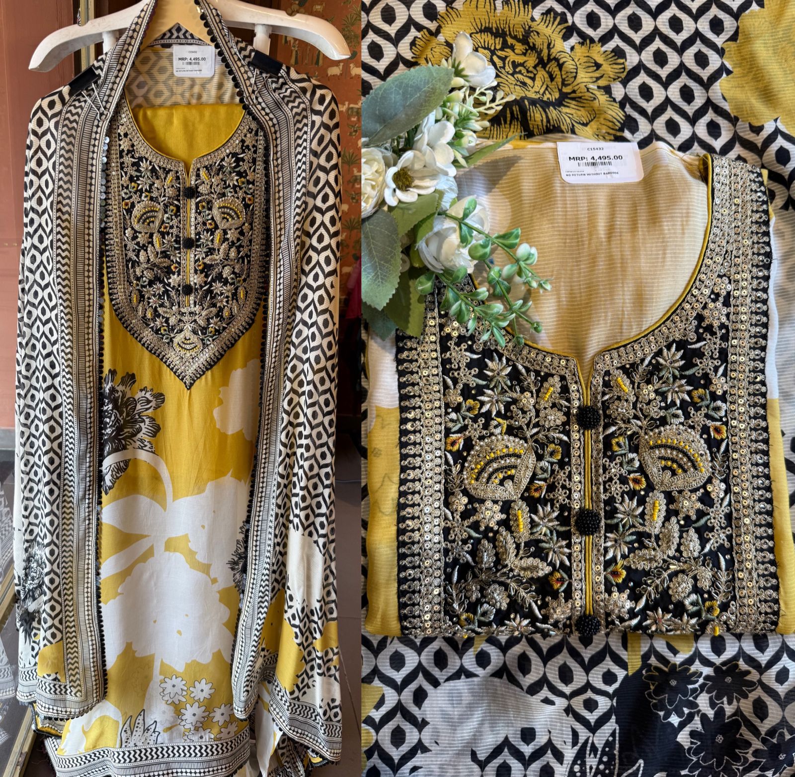 Pure Digital Printed Striped Cotton silk Shirt
